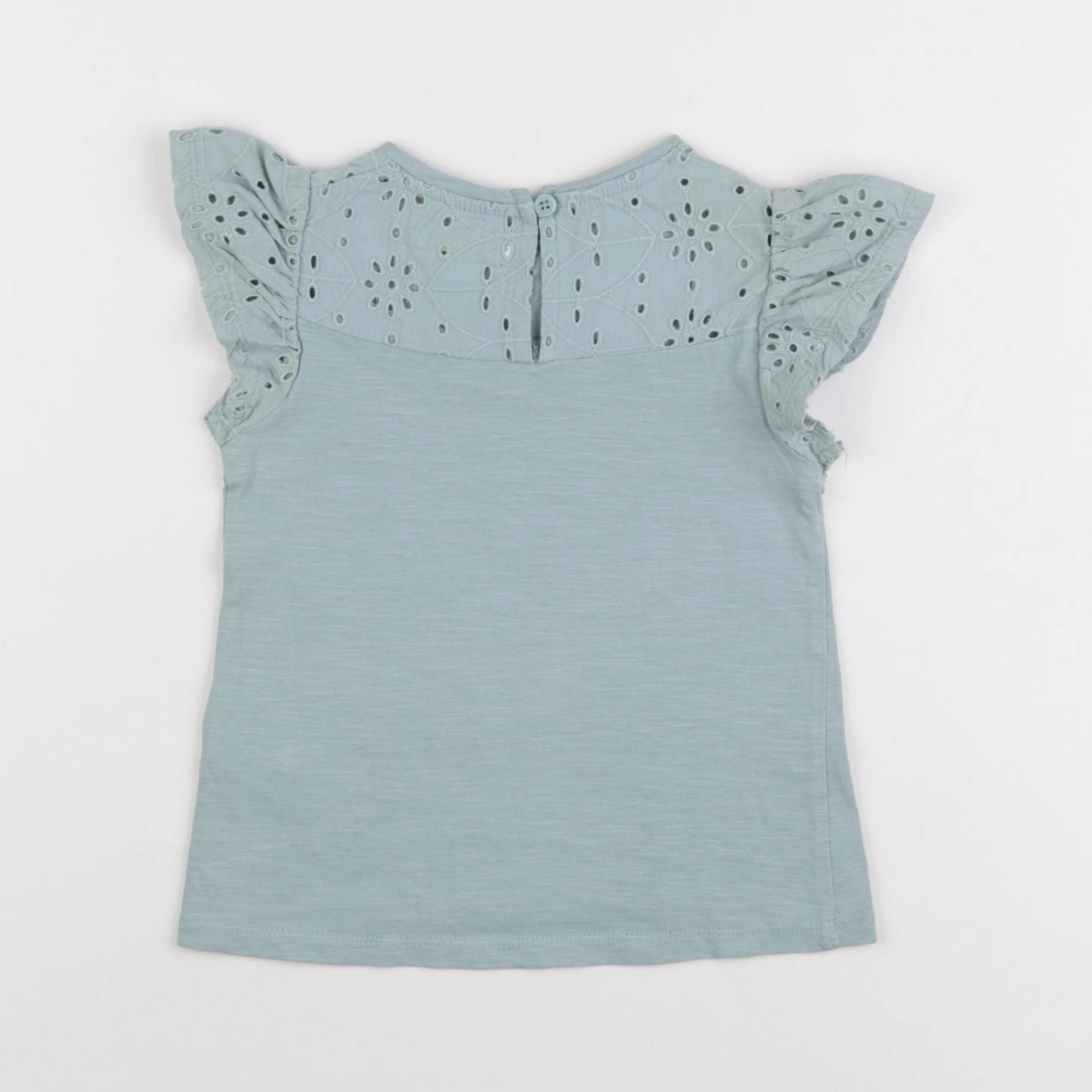 Vertbaudet - tee-shirt bleu - 2 ans