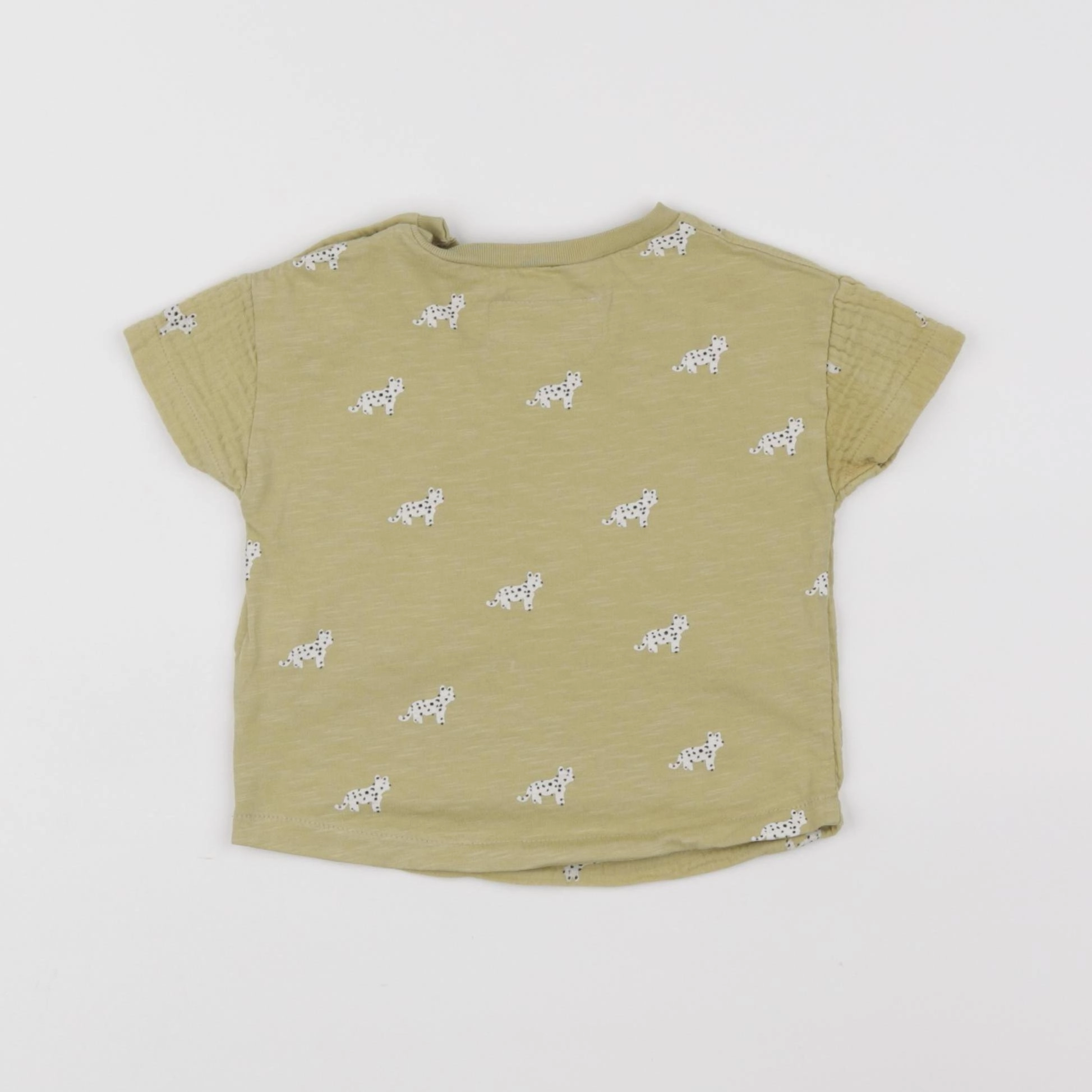 Zara - tee-shirt jaune - 3/6 mois