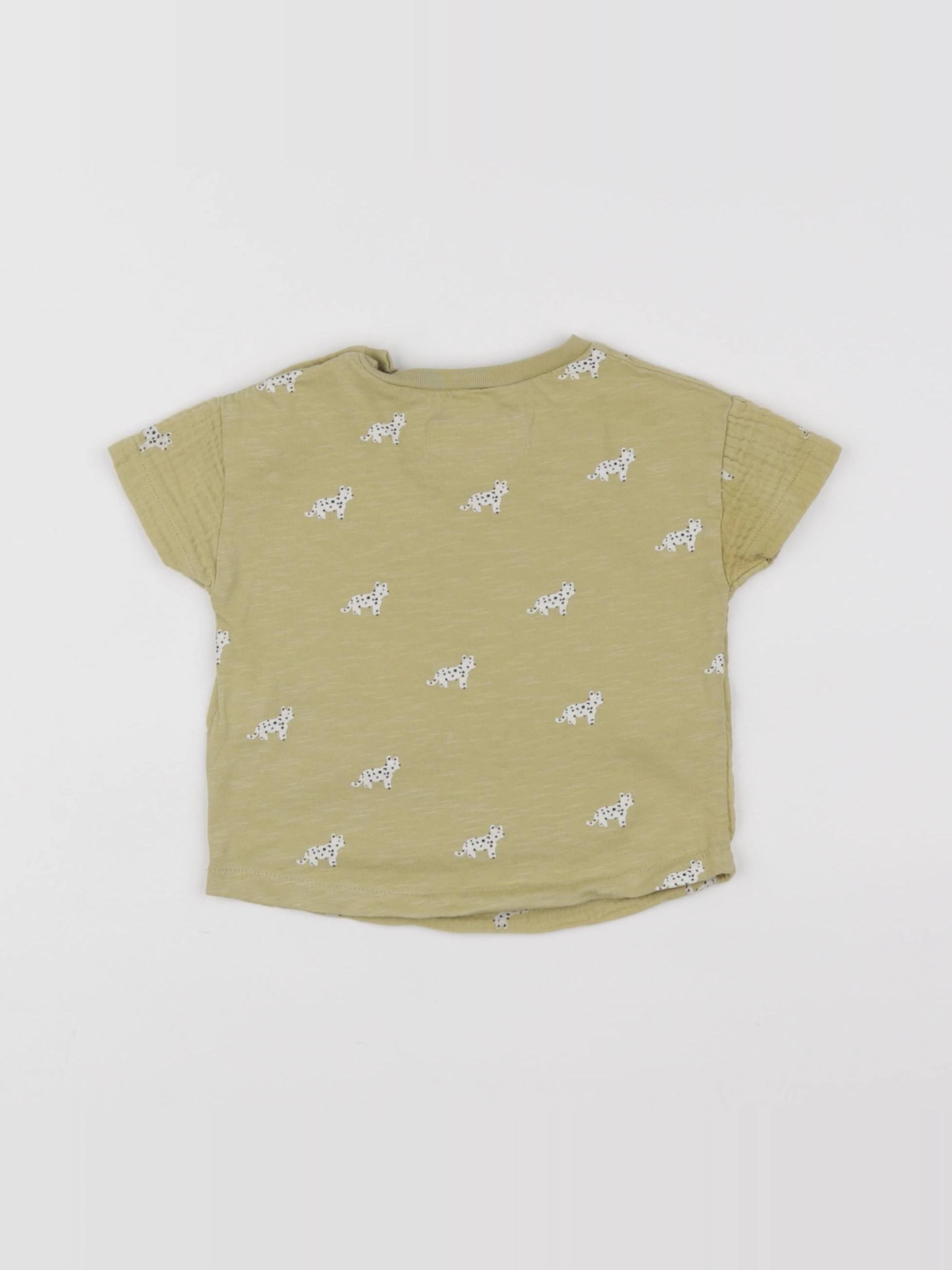 Zara - tee-shirt jaune - 3/6 mois