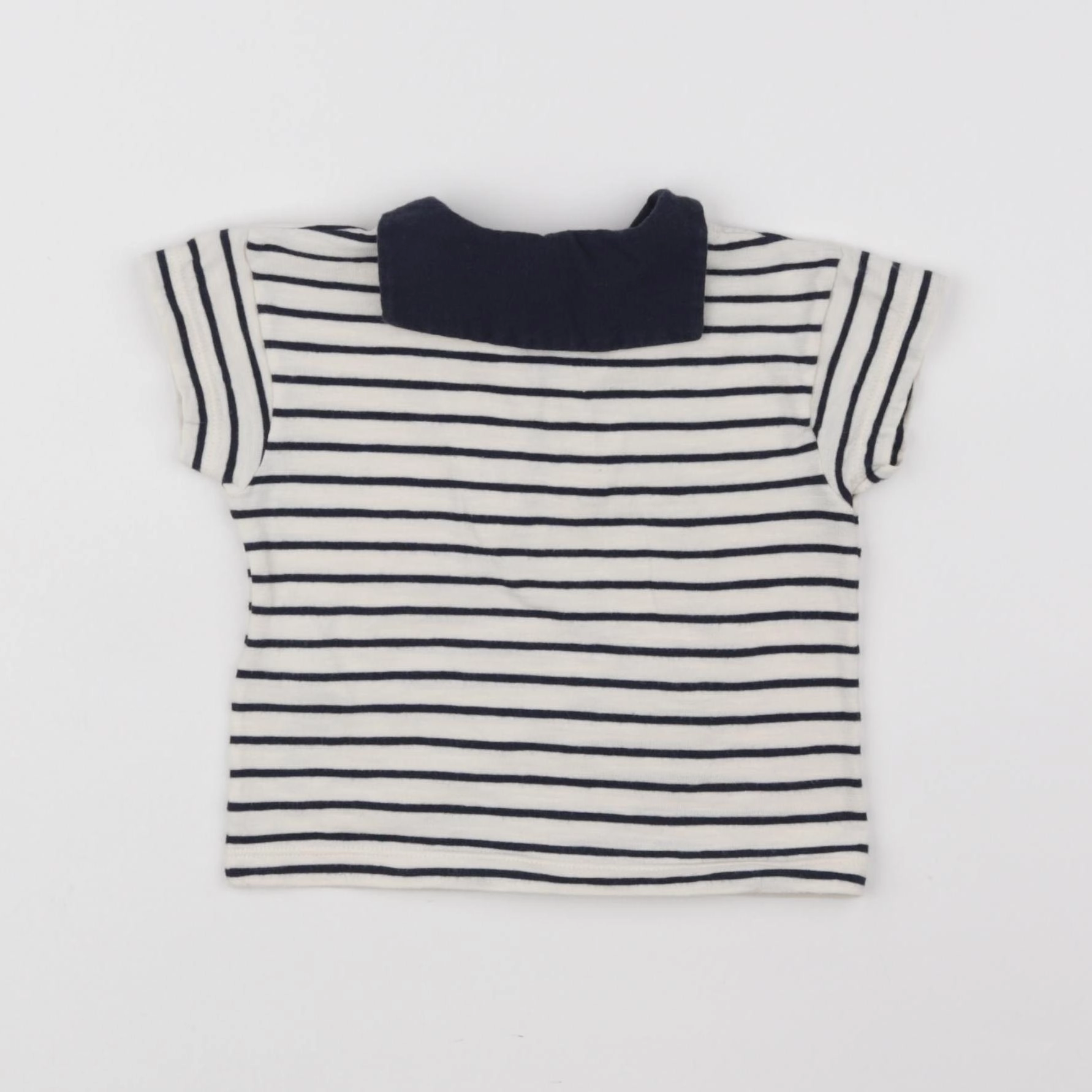 Petit Bateau - tee-shirt blanc - 6 mois