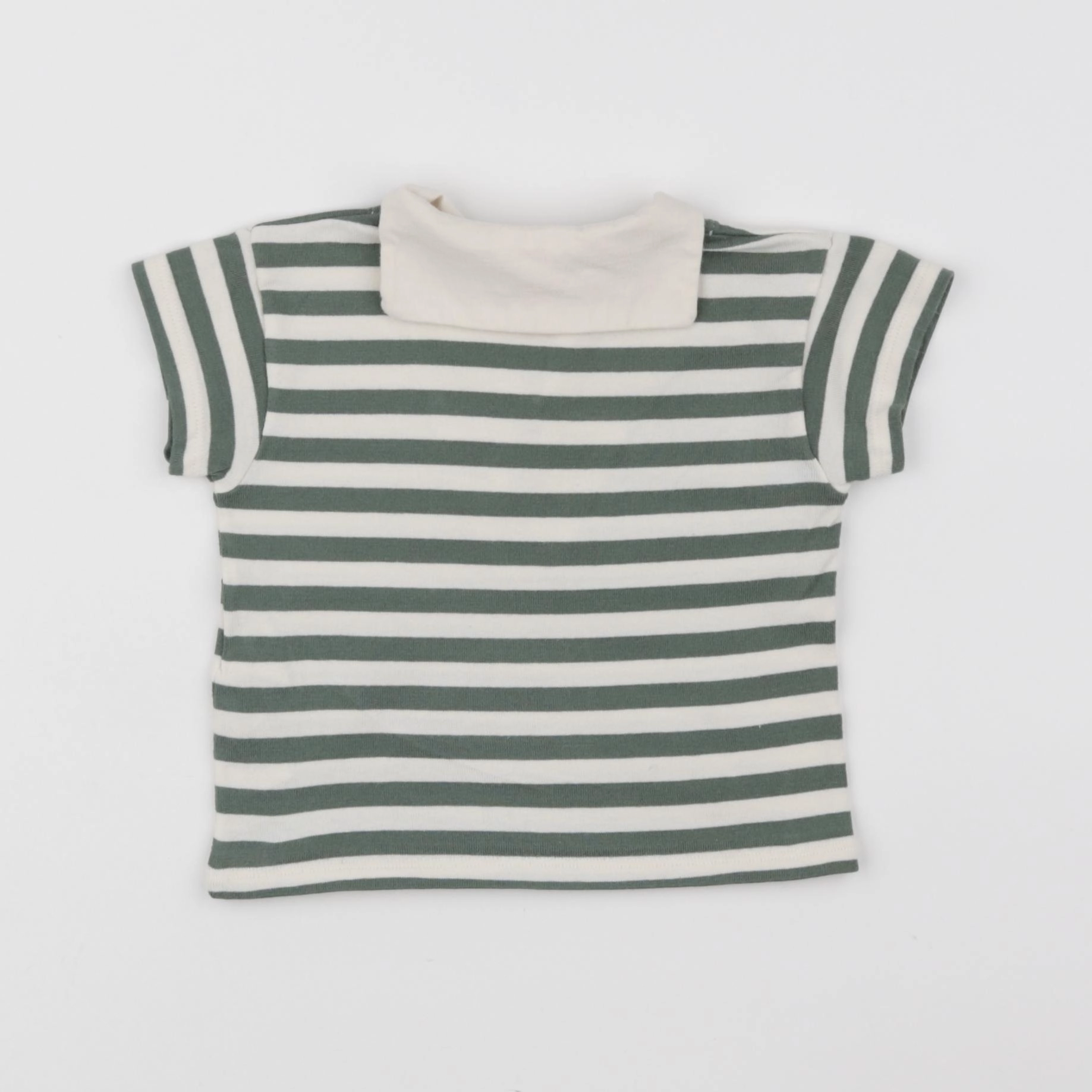 Petit Bateau - tee-shirt vert - 6 mois