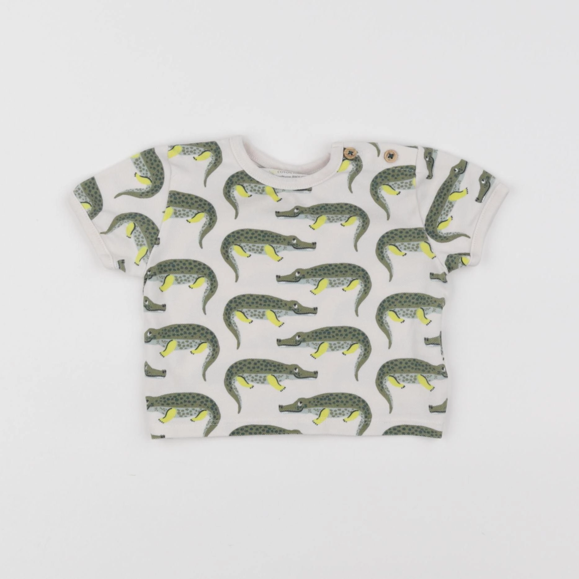 Boutchou - tee-shirt blanc - 6 mois