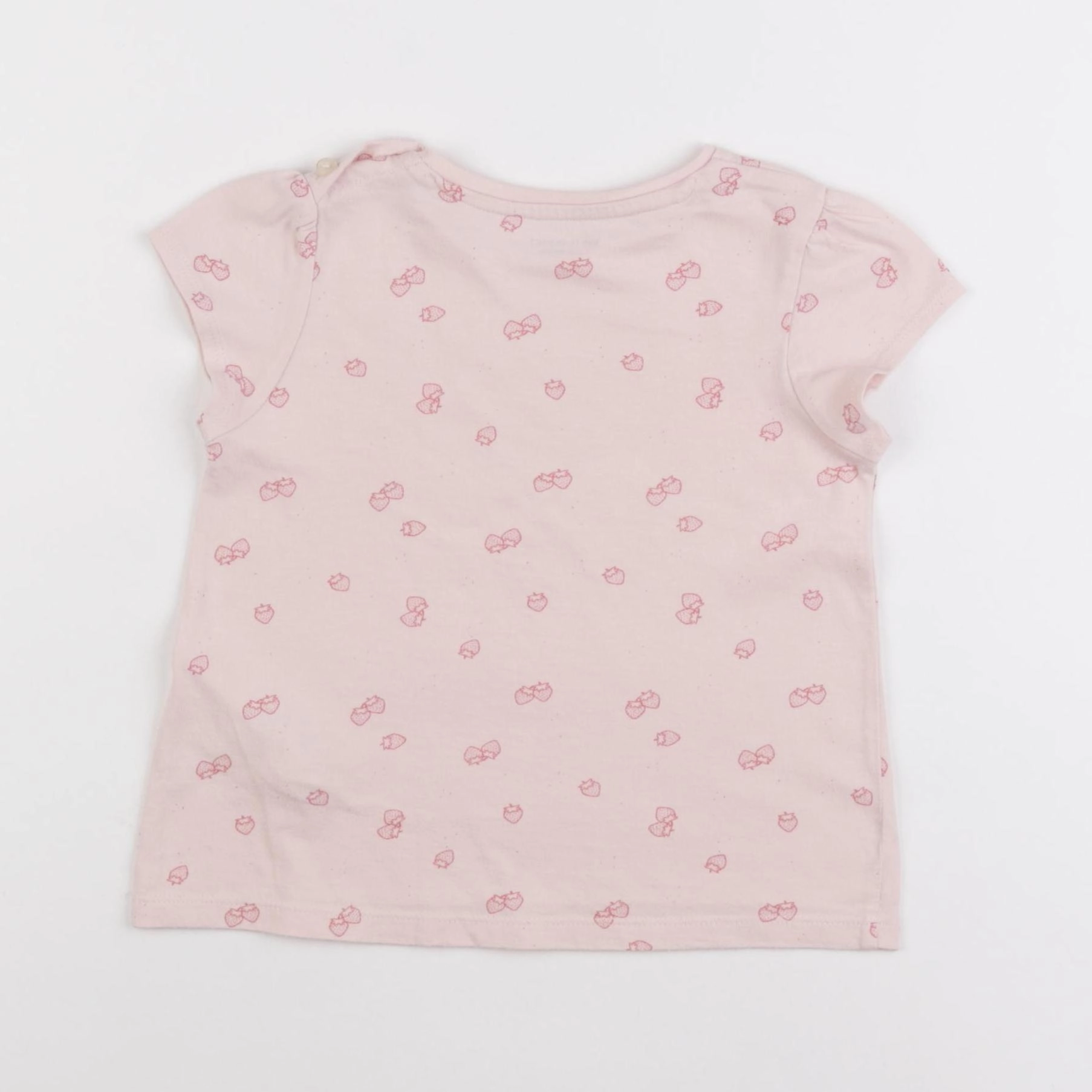 Vertbaudet - tee-shirt rose - 2 ans