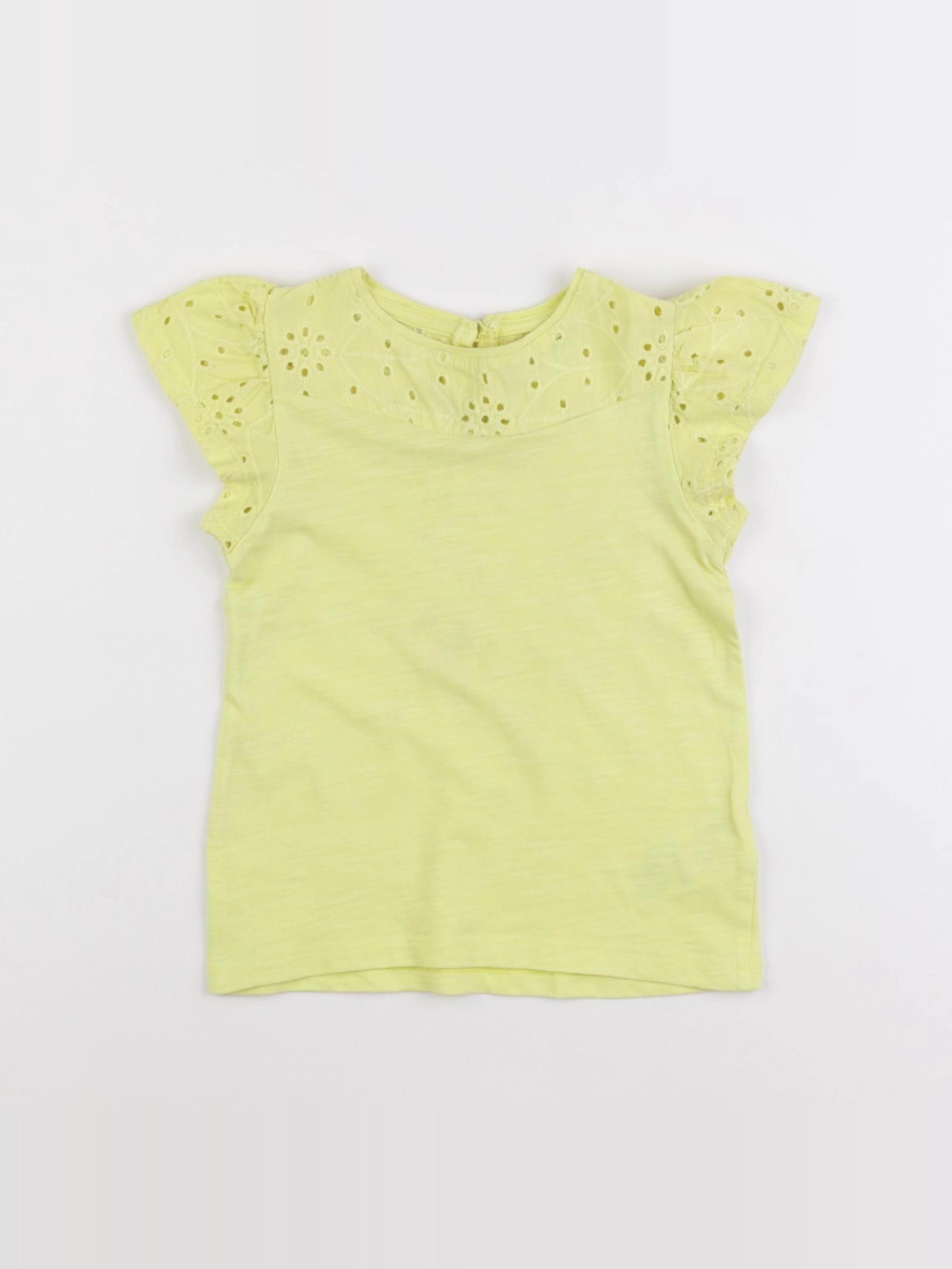 Vertbaudet - tee-shirt jaune - 2 ans