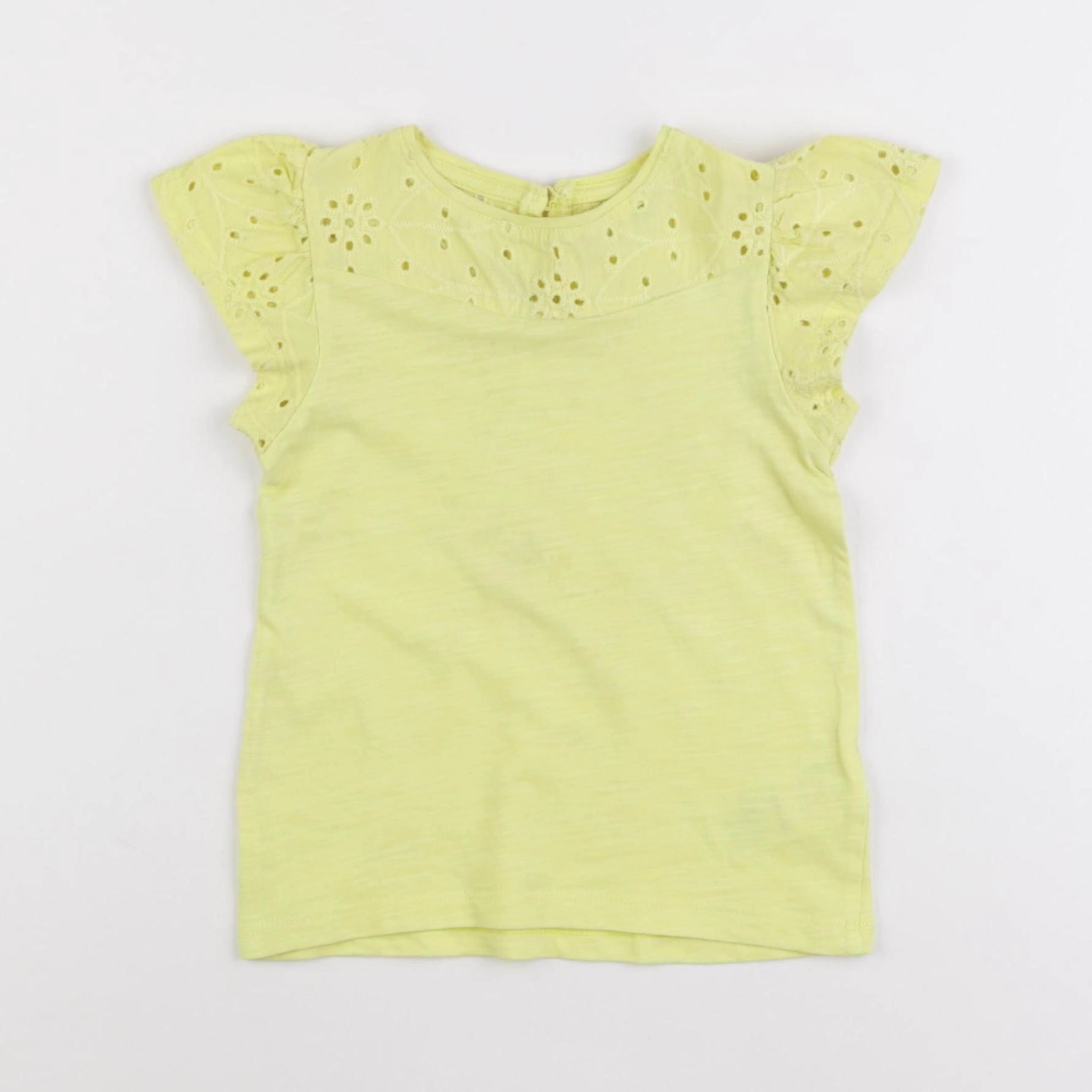 Vertbaudet - tee-shirt jaune - 2 ans