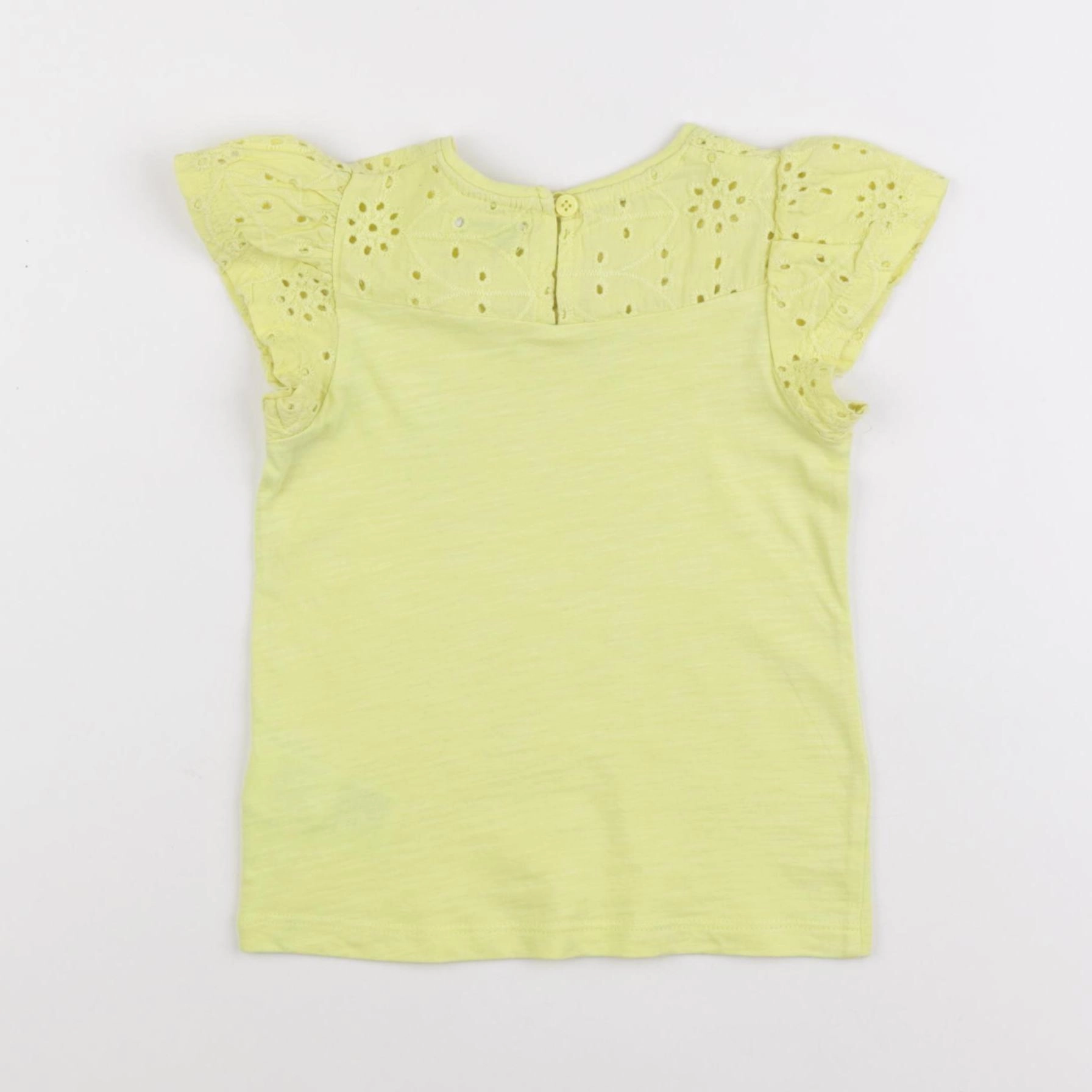 Vertbaudet - tee-shirt jaune - 2 ans