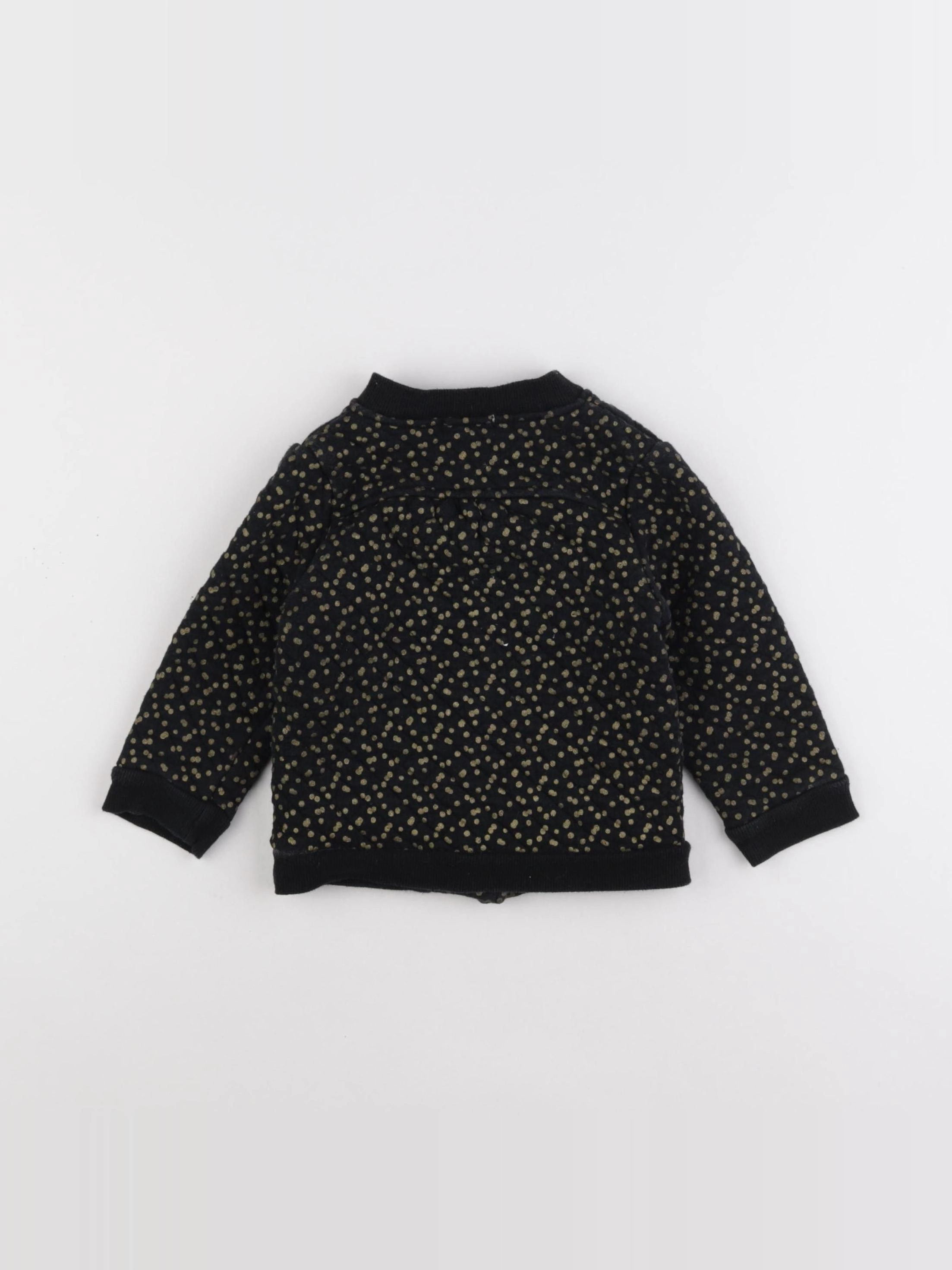 Vertbaudet - sweat noir - 18 mois