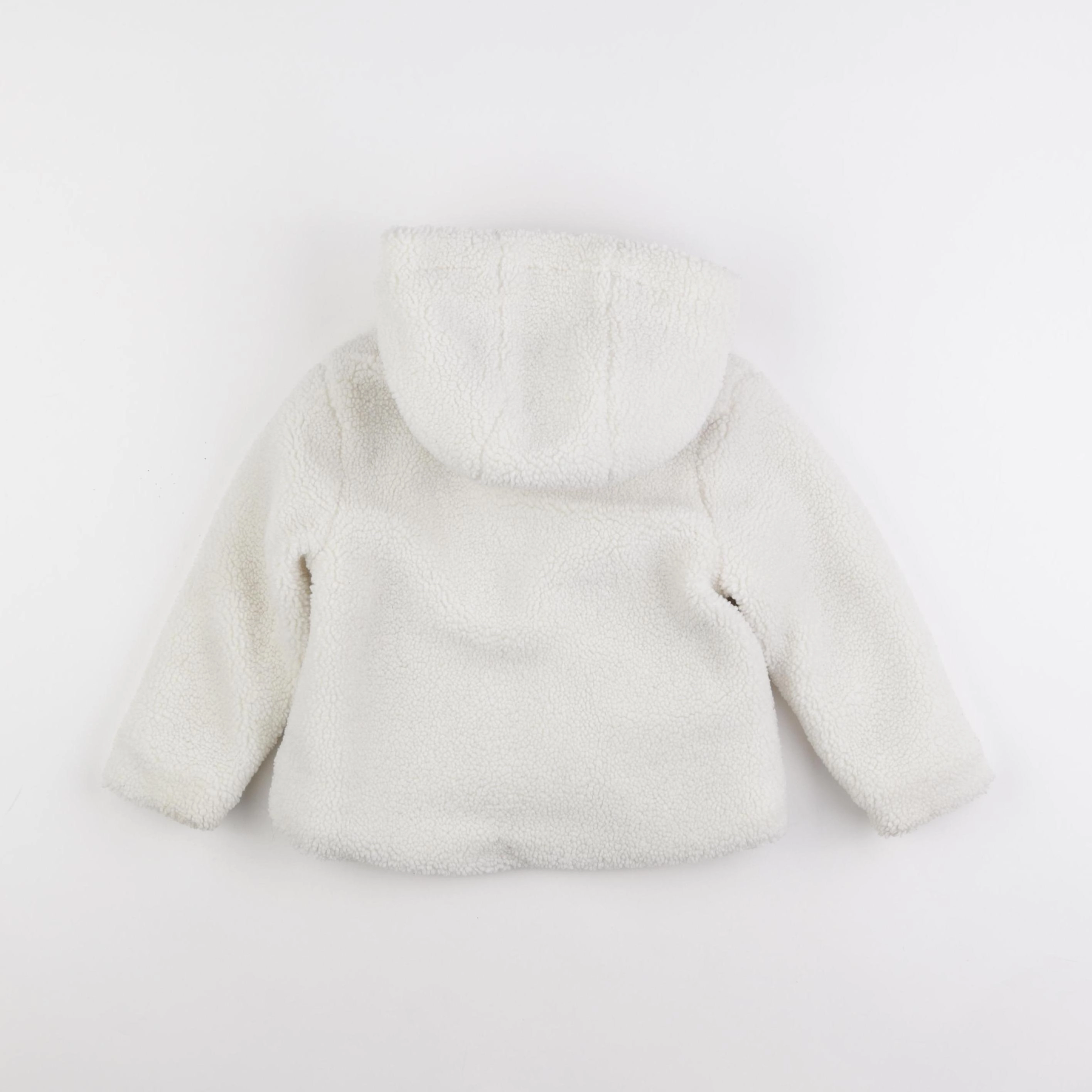 Vertbaudet - manteau blanc - 2 ans