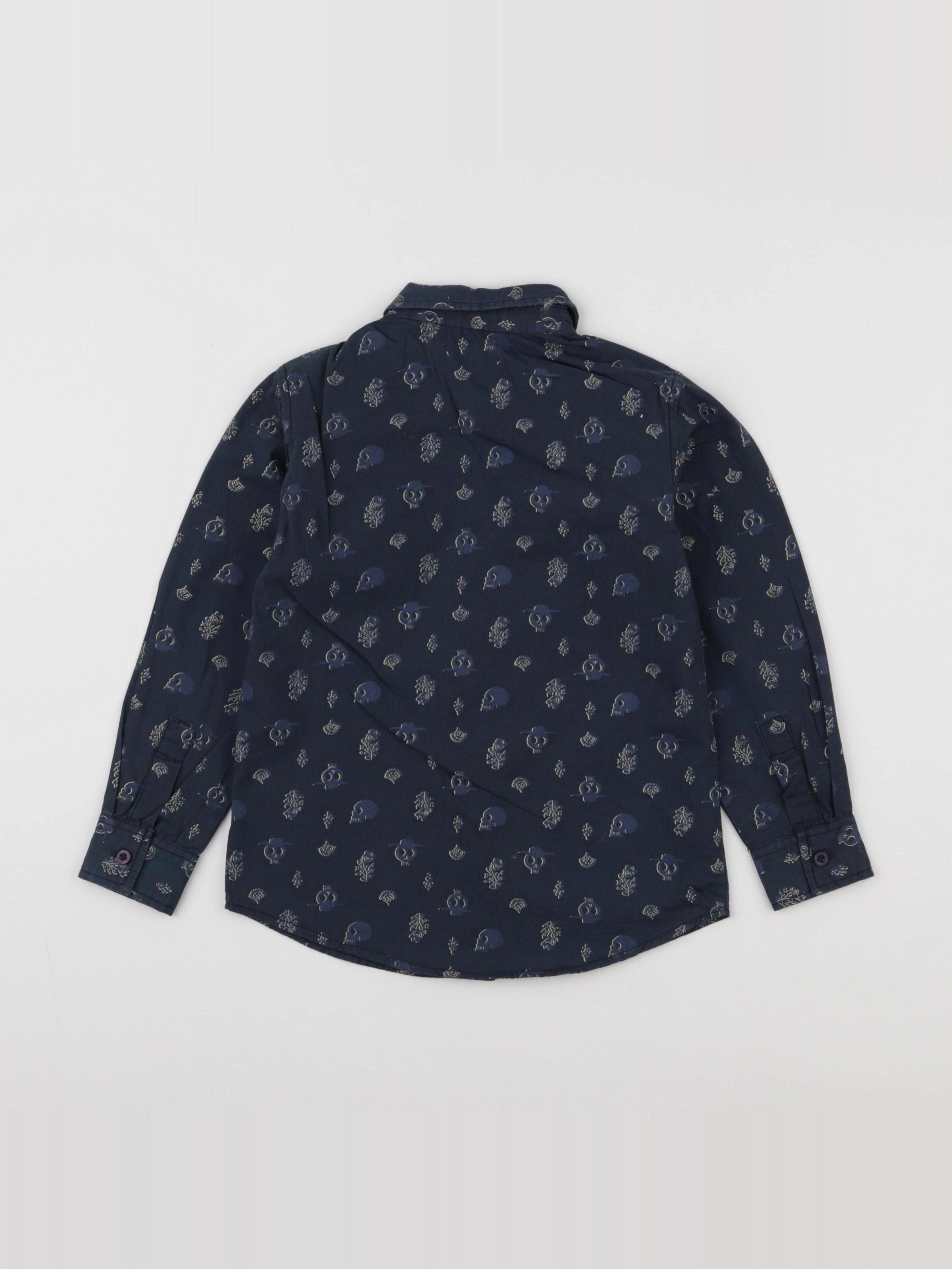 Vertbaudet - chemise bleu - 6 ans