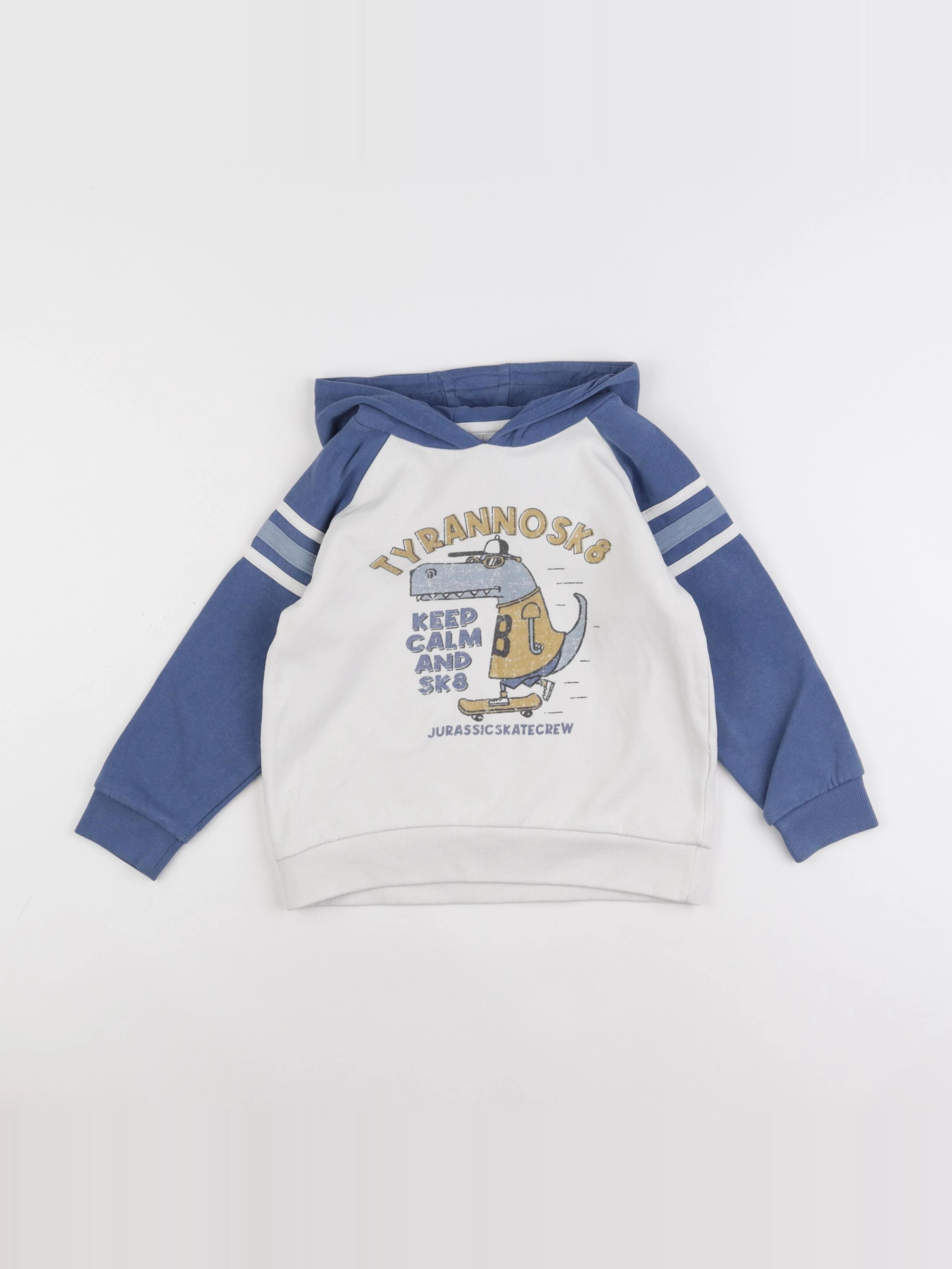 Vertbaudet - sweat bleu - 6 ans
