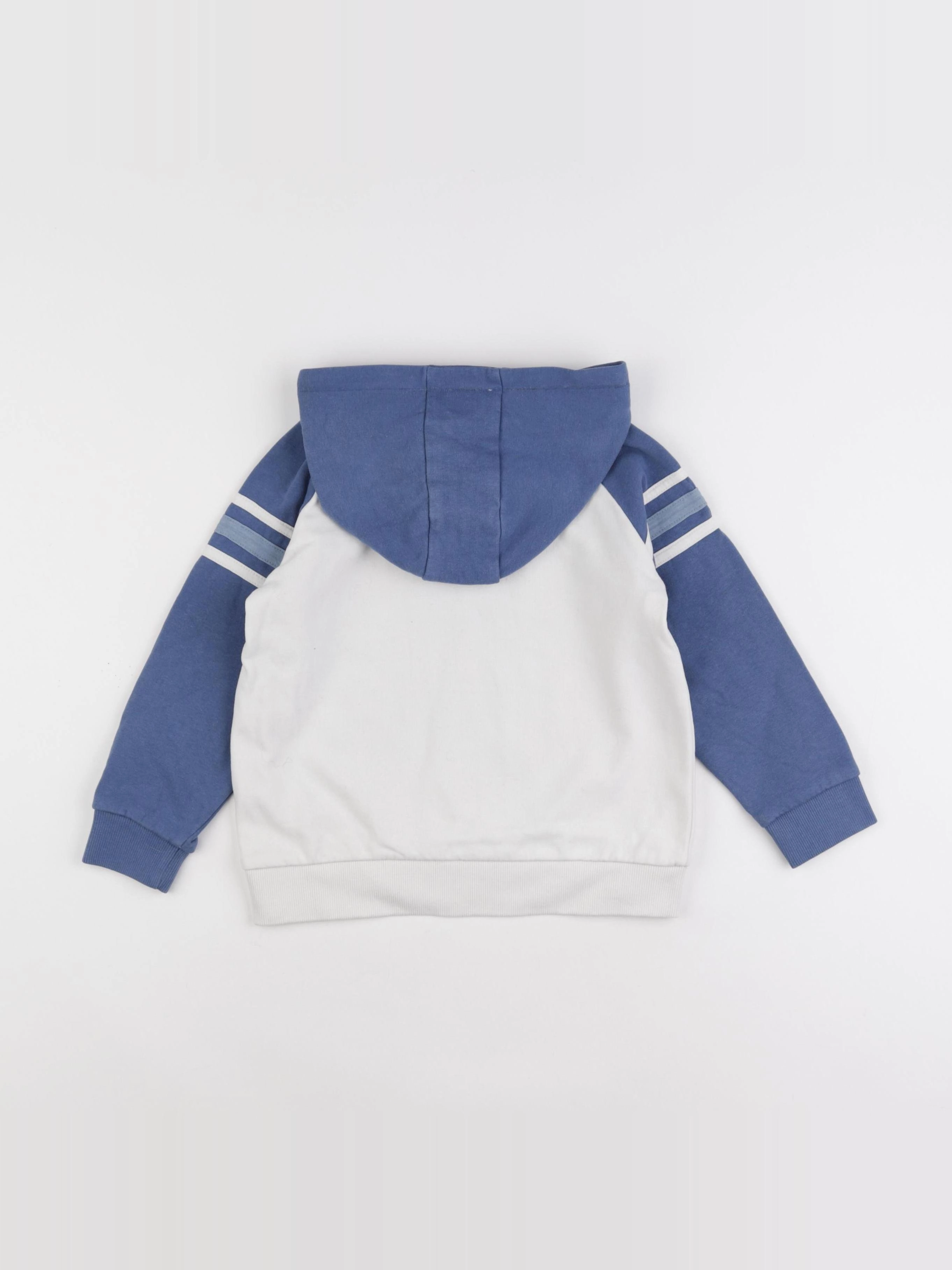 Vertbaudet - sweat bleu - 6 ans