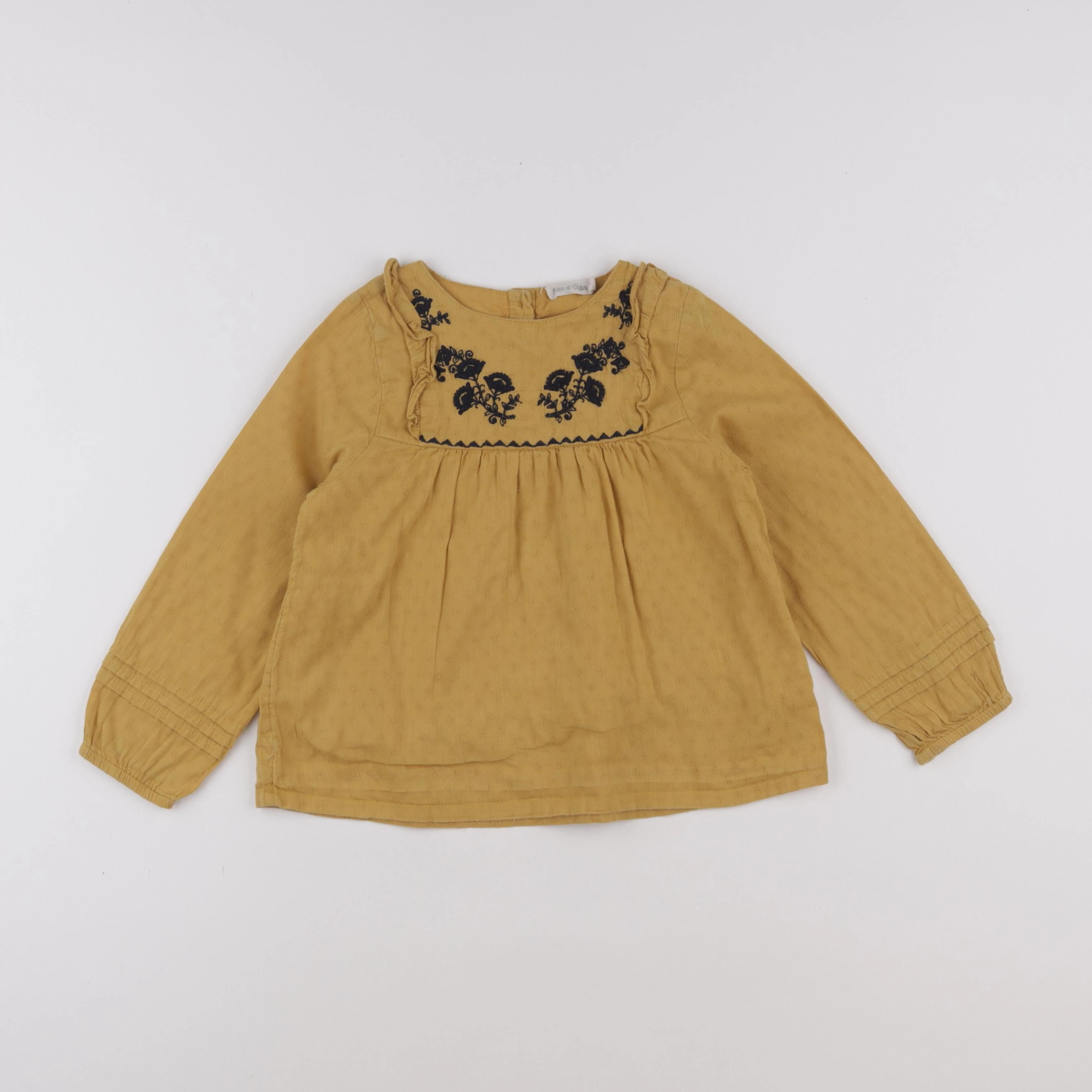 Eden & Victor - blouse jaune - 5 ans