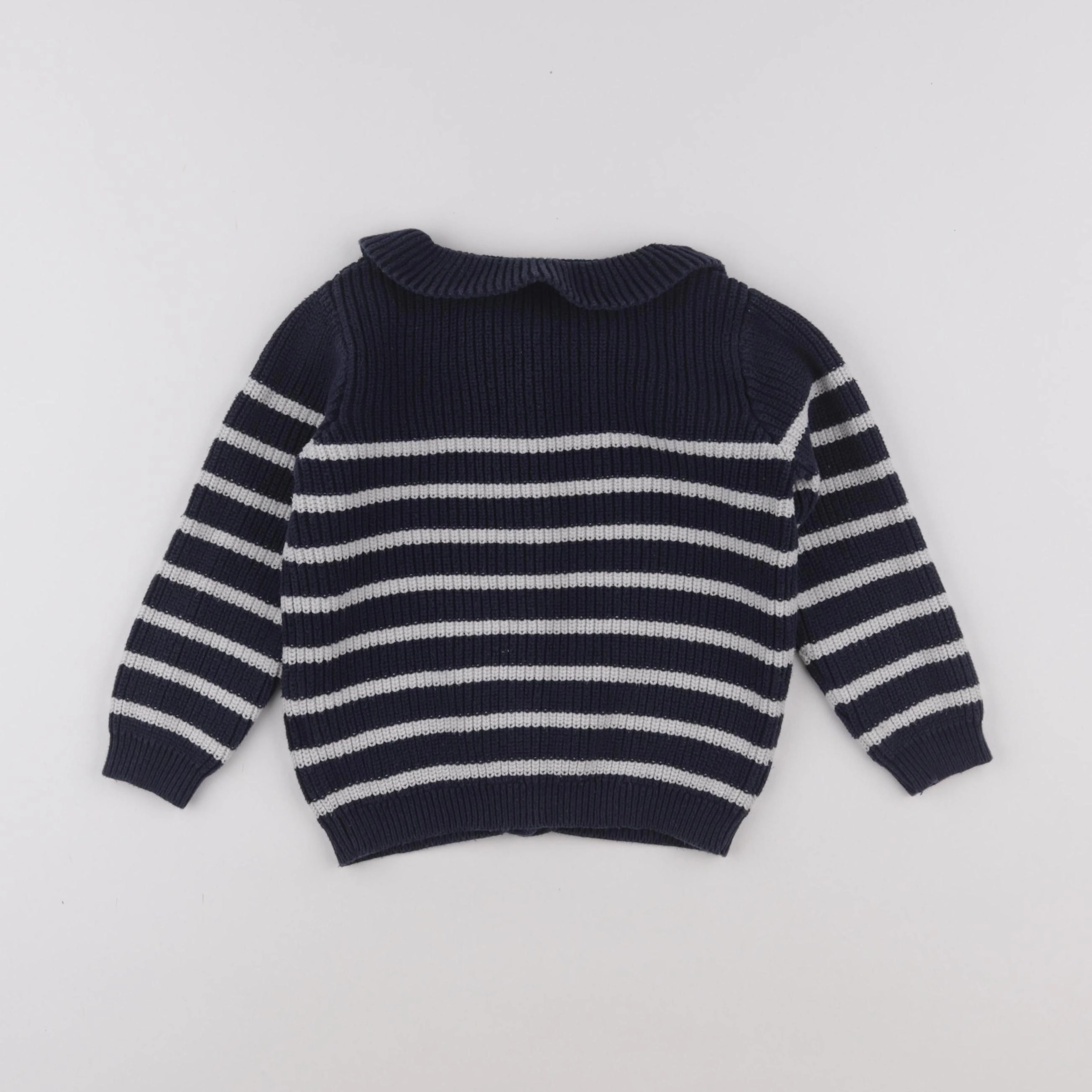 Eden & Victor - gilet bleu - 5 ans
