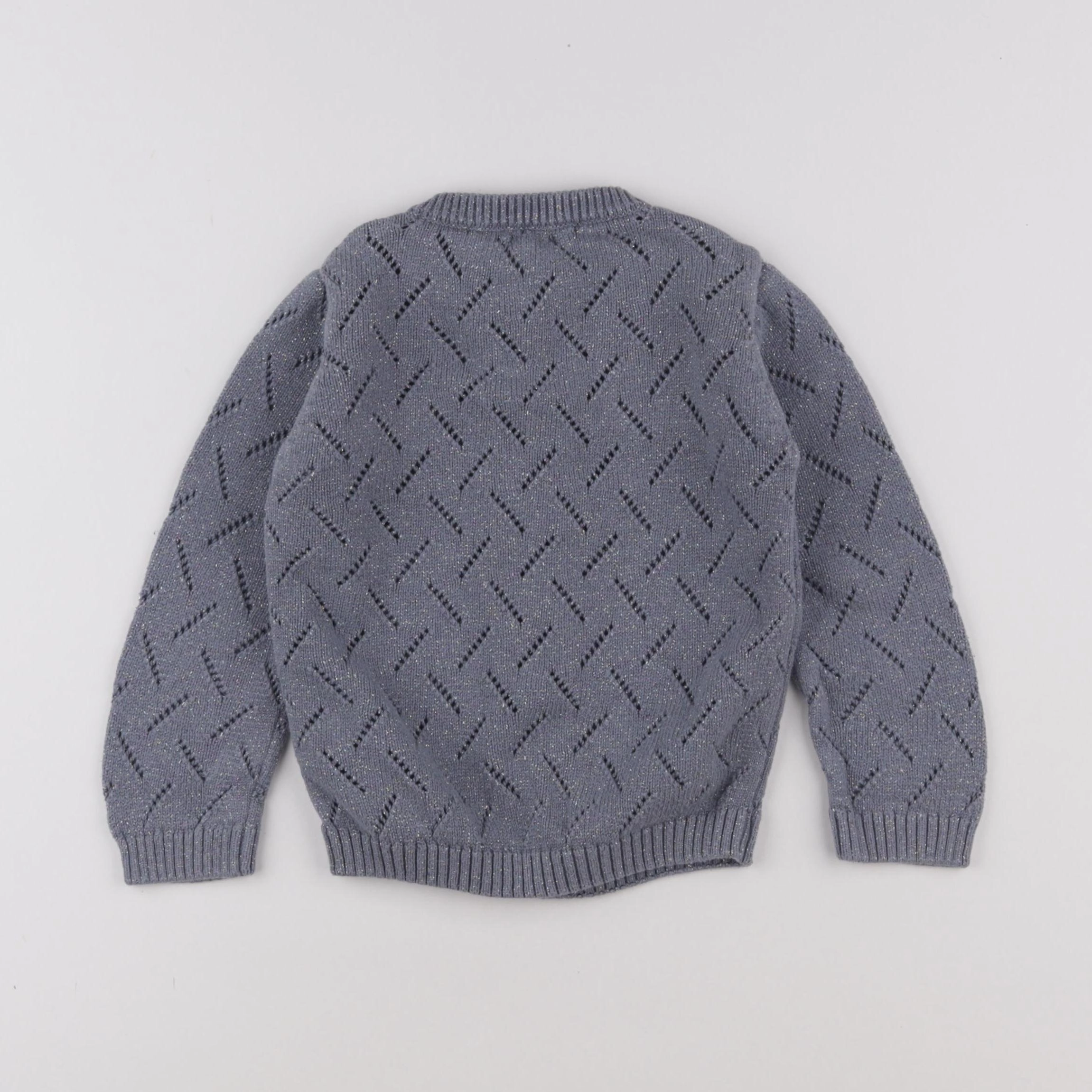 Eden & Victor - gilet bleu - 5 ans