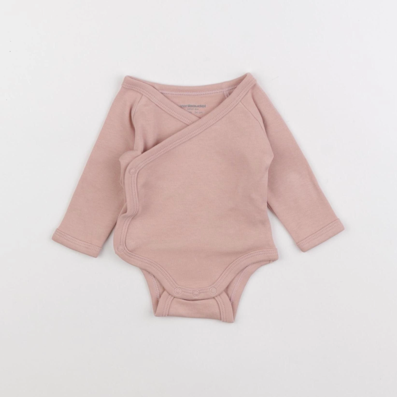 Vertbaudet - body rose - 1 mois