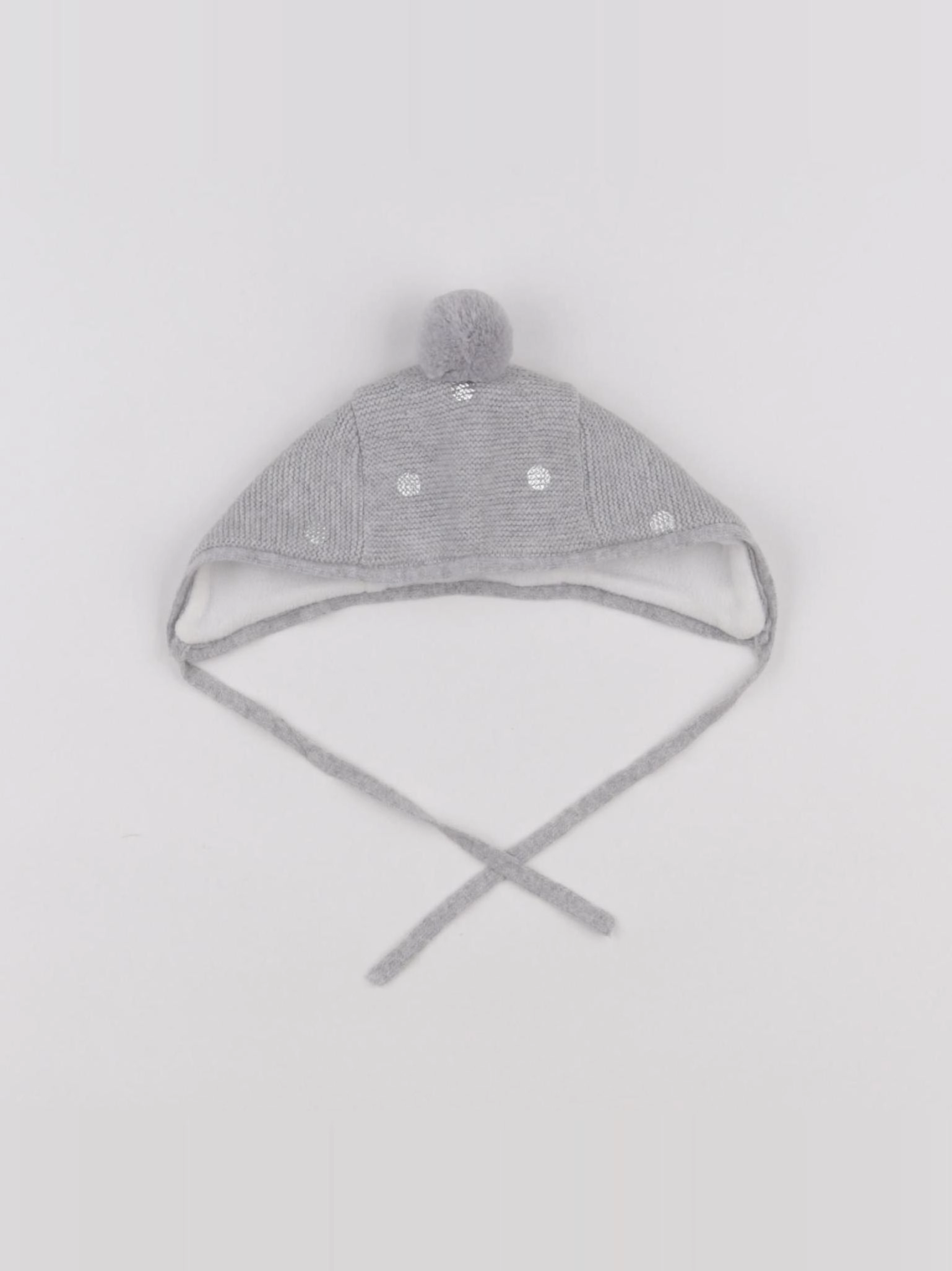 Jacadi - bonnet gris - 1 mois