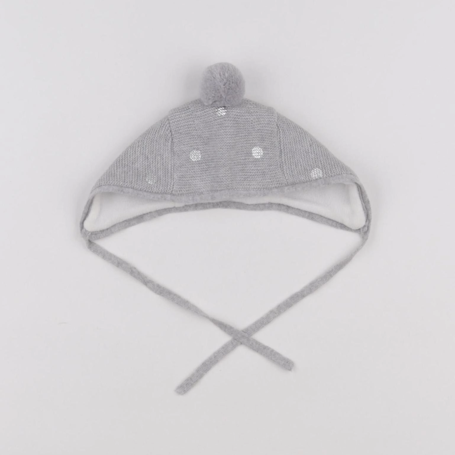 Jacadi - bonnet gris - 1 mois