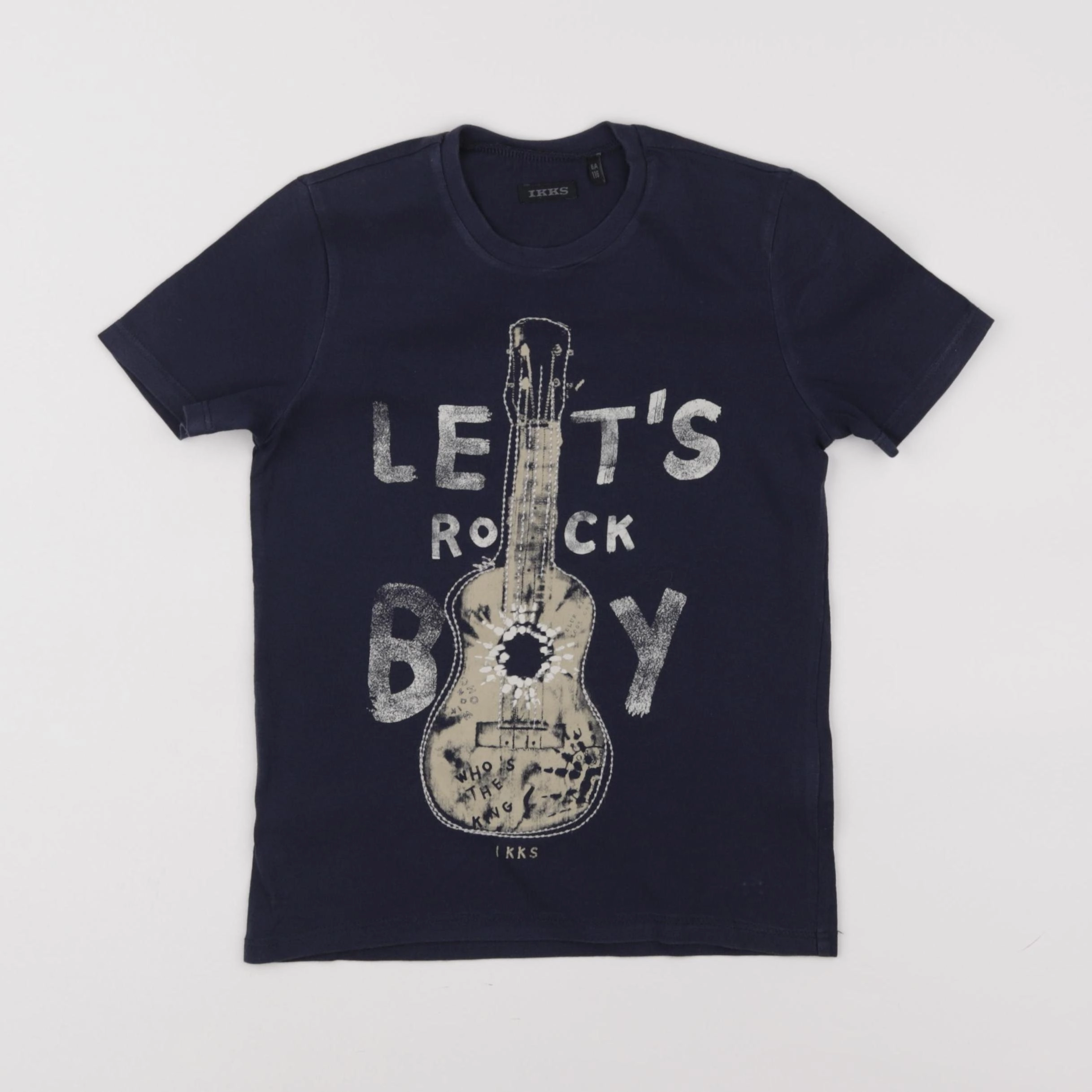 IKKS - tee-shirt bleu - 6 ans