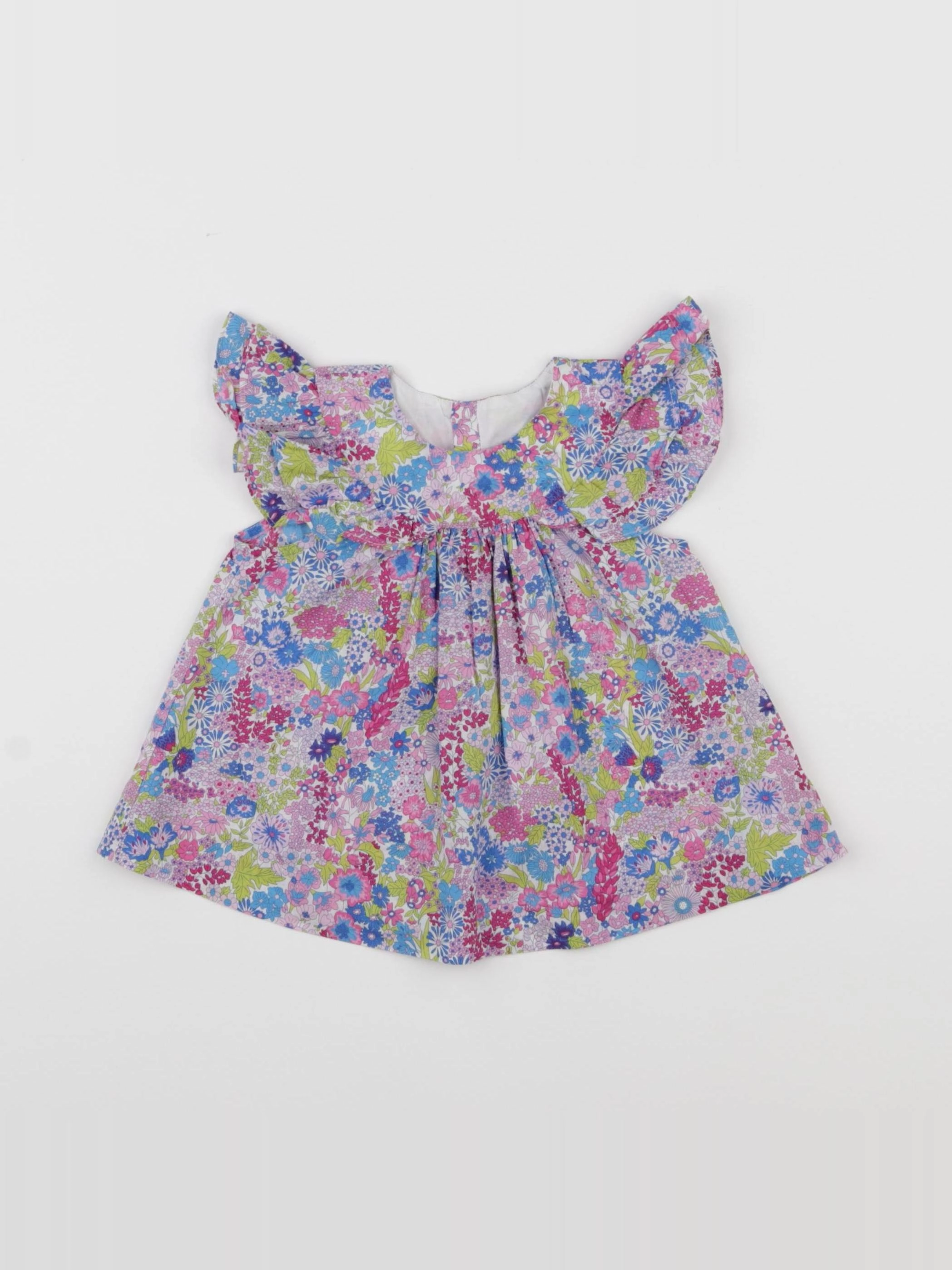 Jacadi - blouse liberty multicolore - 18 mois