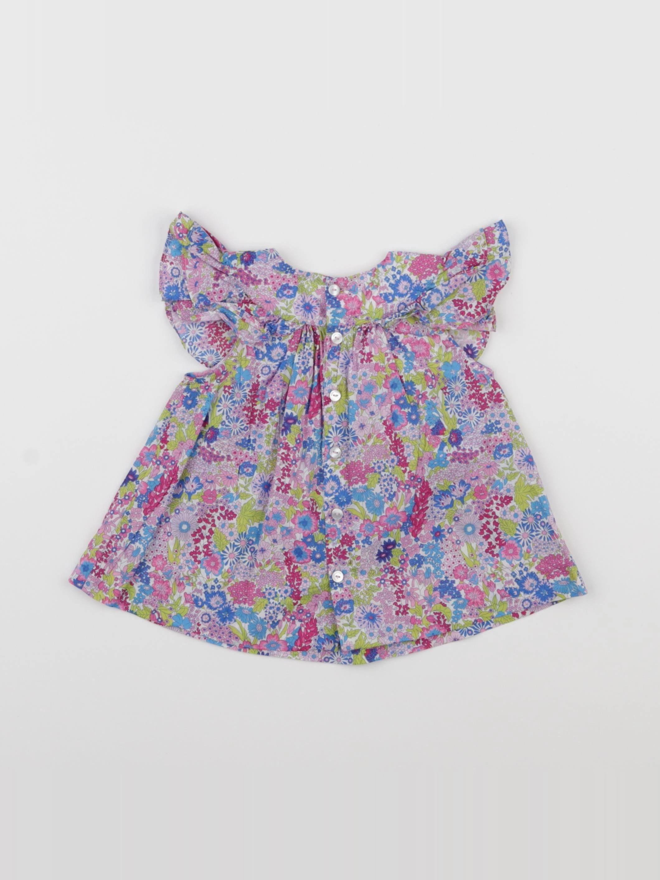 Jacadi - blouse liberty multicolore - 18 mois