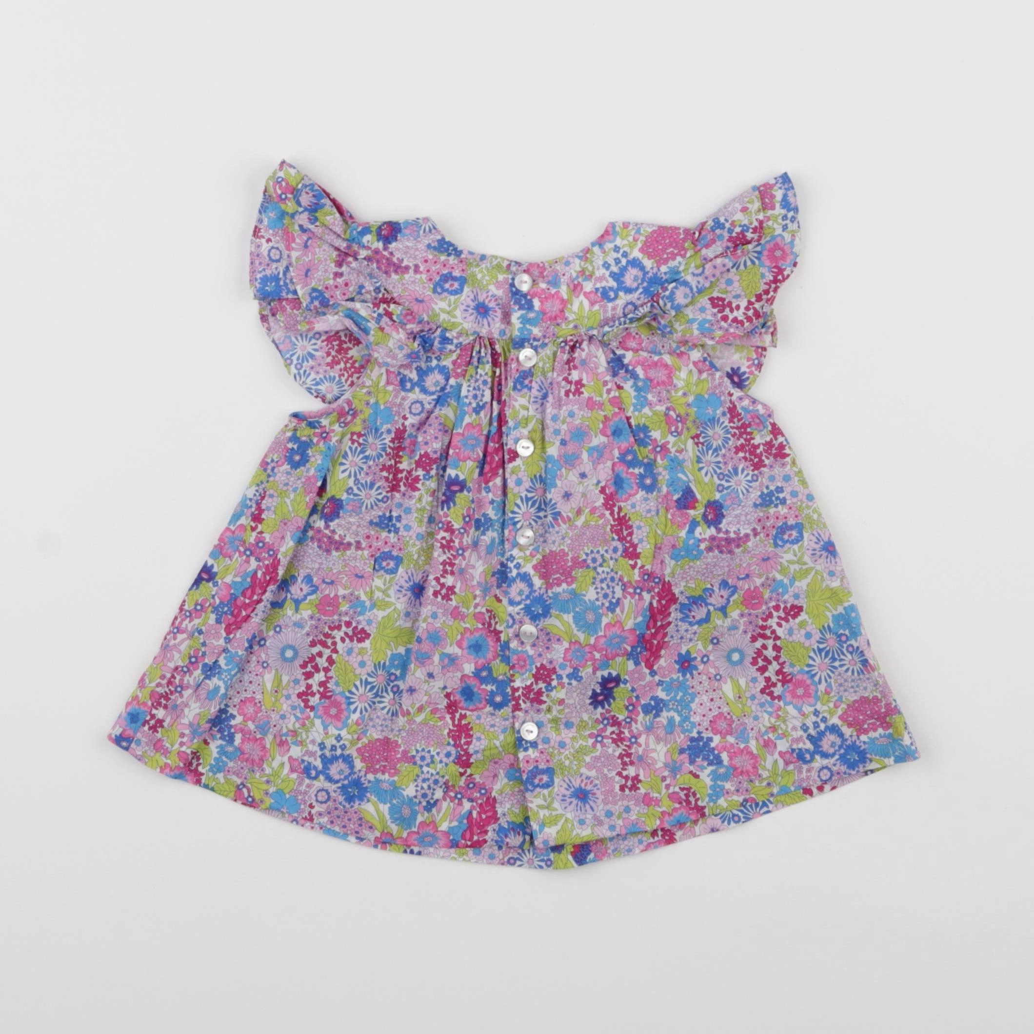 Jacadi - blouse liberty multicolore - 18 mois
