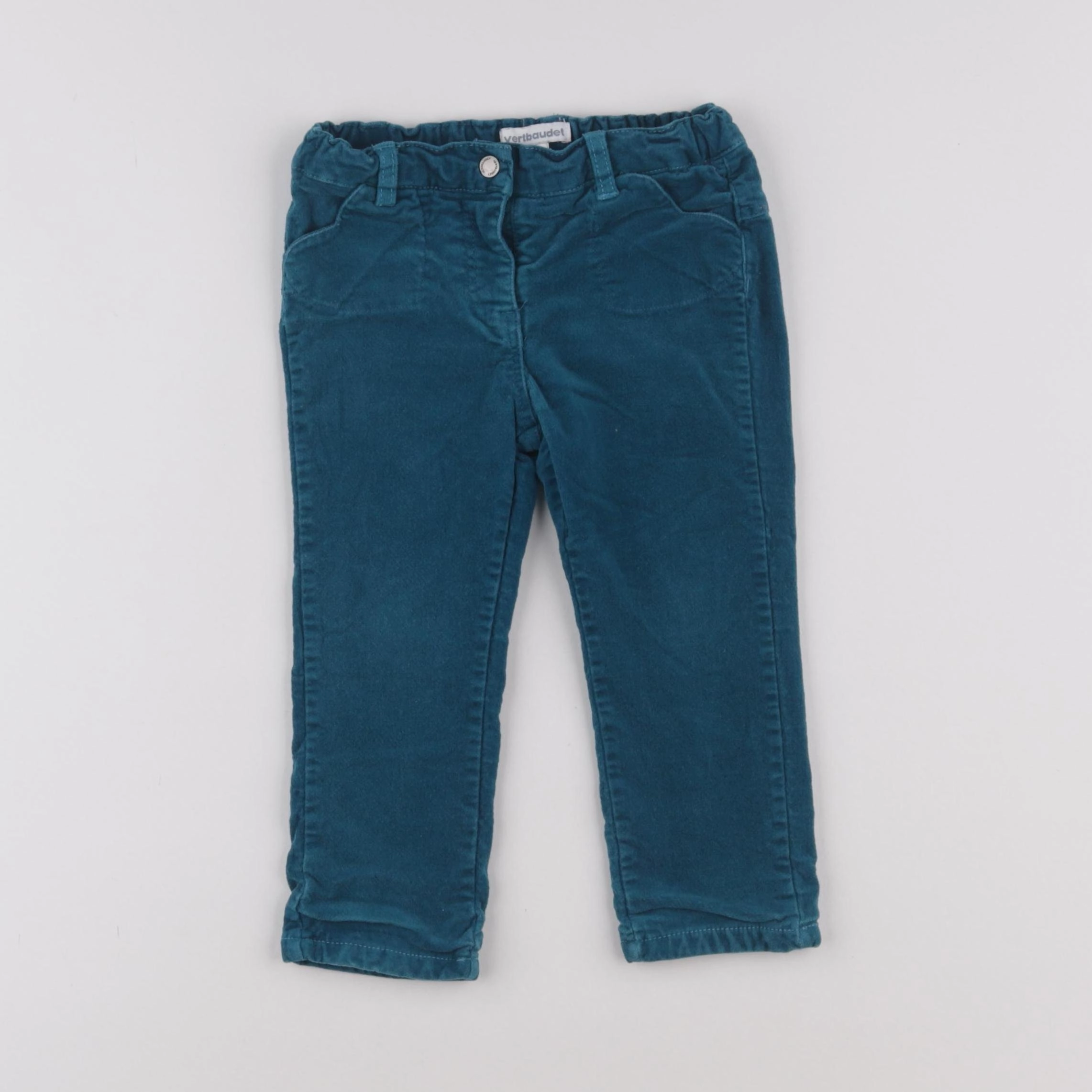 Vertbaudet - pantalon bleu - 18 mois