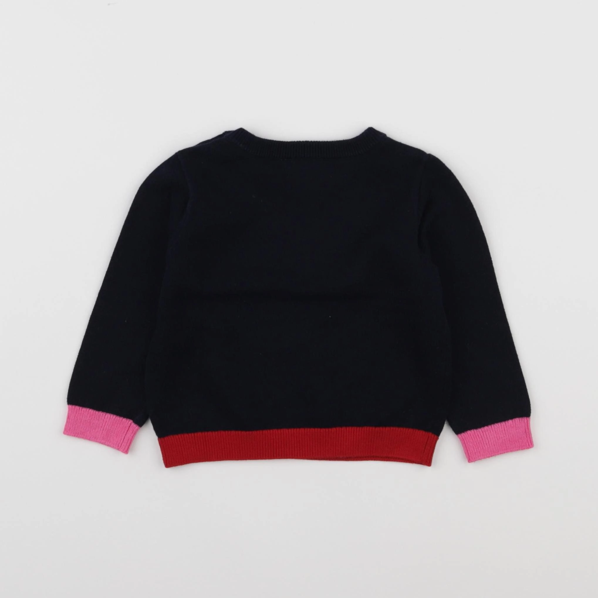Jacadi - pull bleu - 12 mois