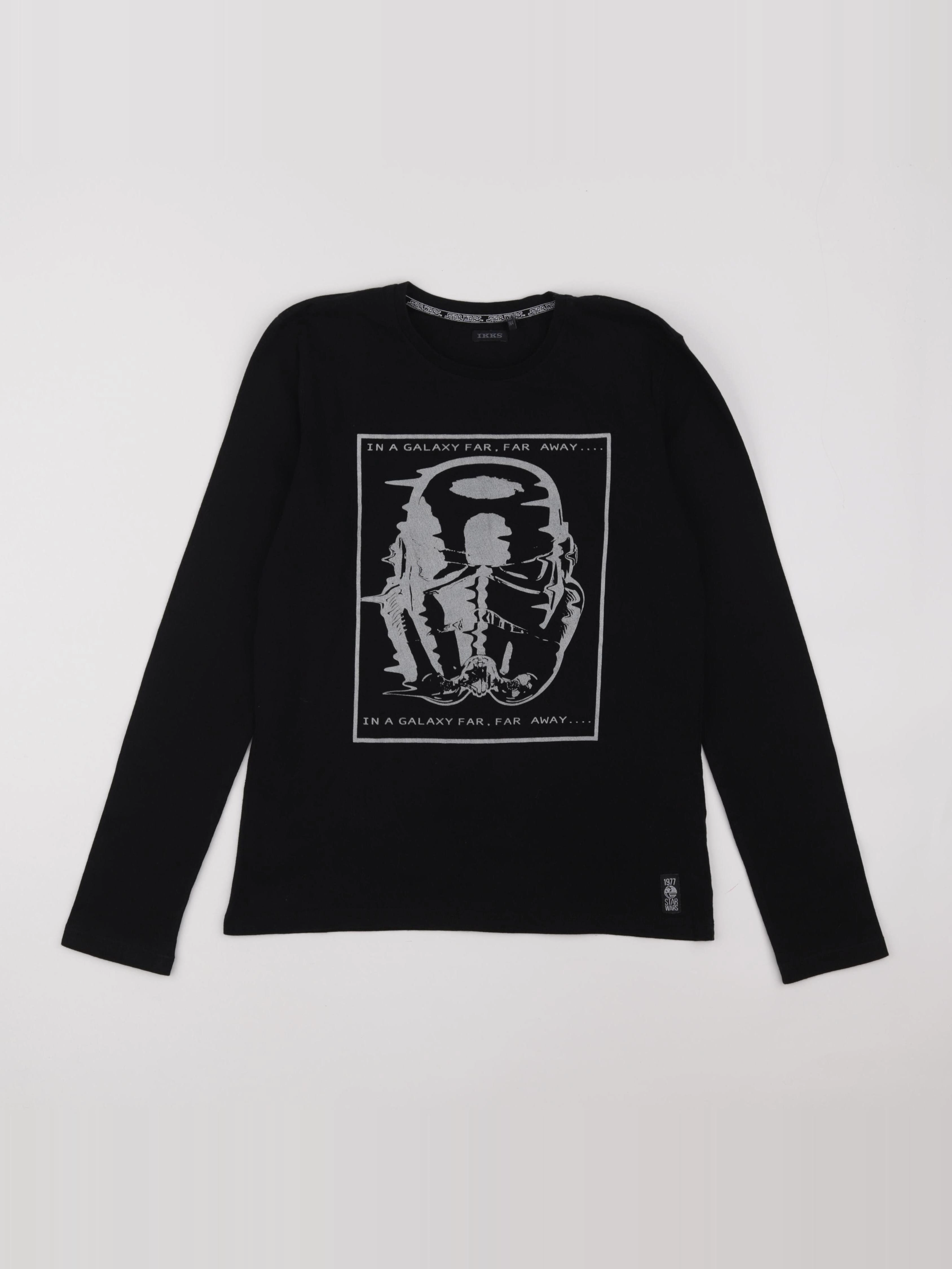 IKKS - tee-shirt imprimé au dos noir - 14 ans