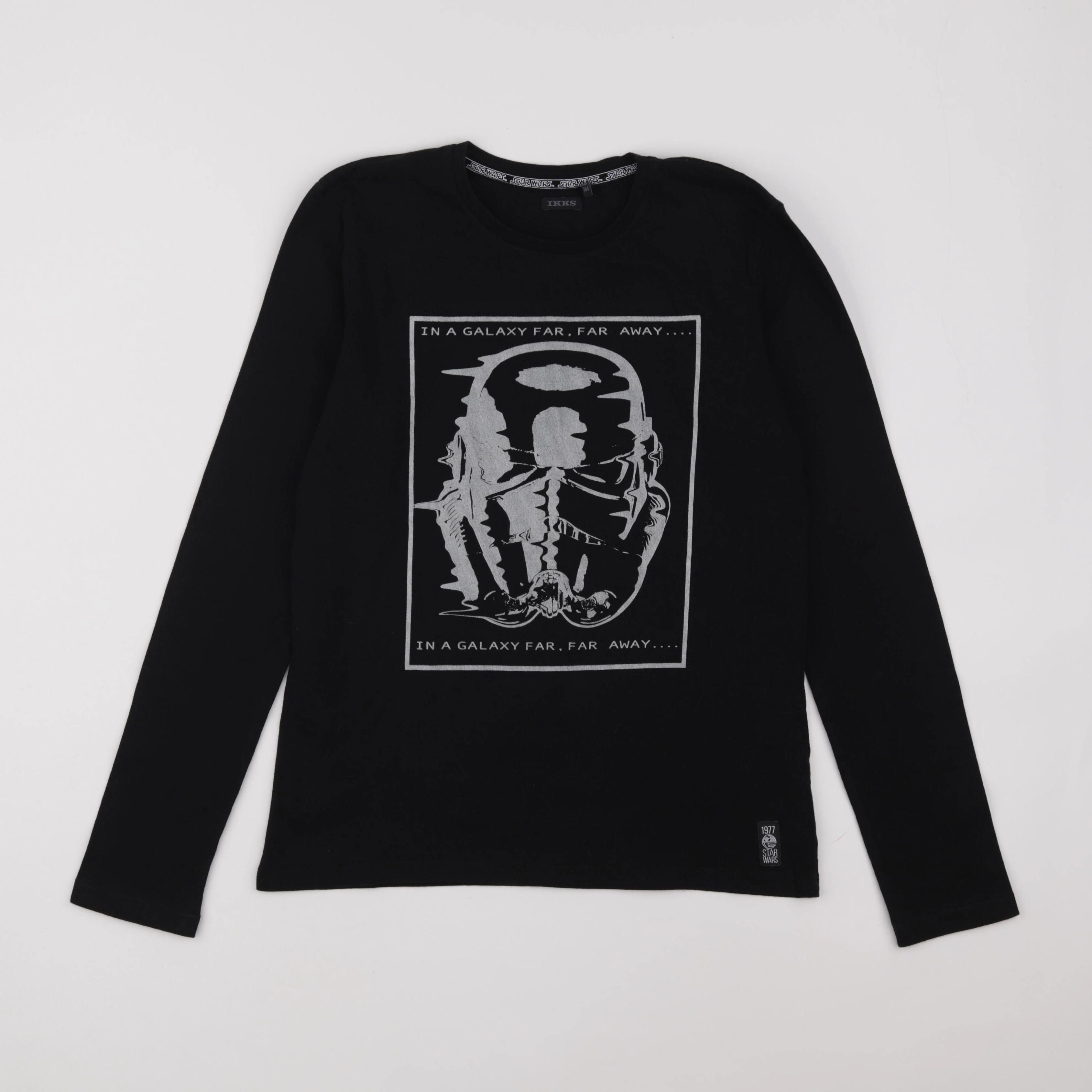 IKKS - tee-shirt imprimé au dos noir - 14 ans