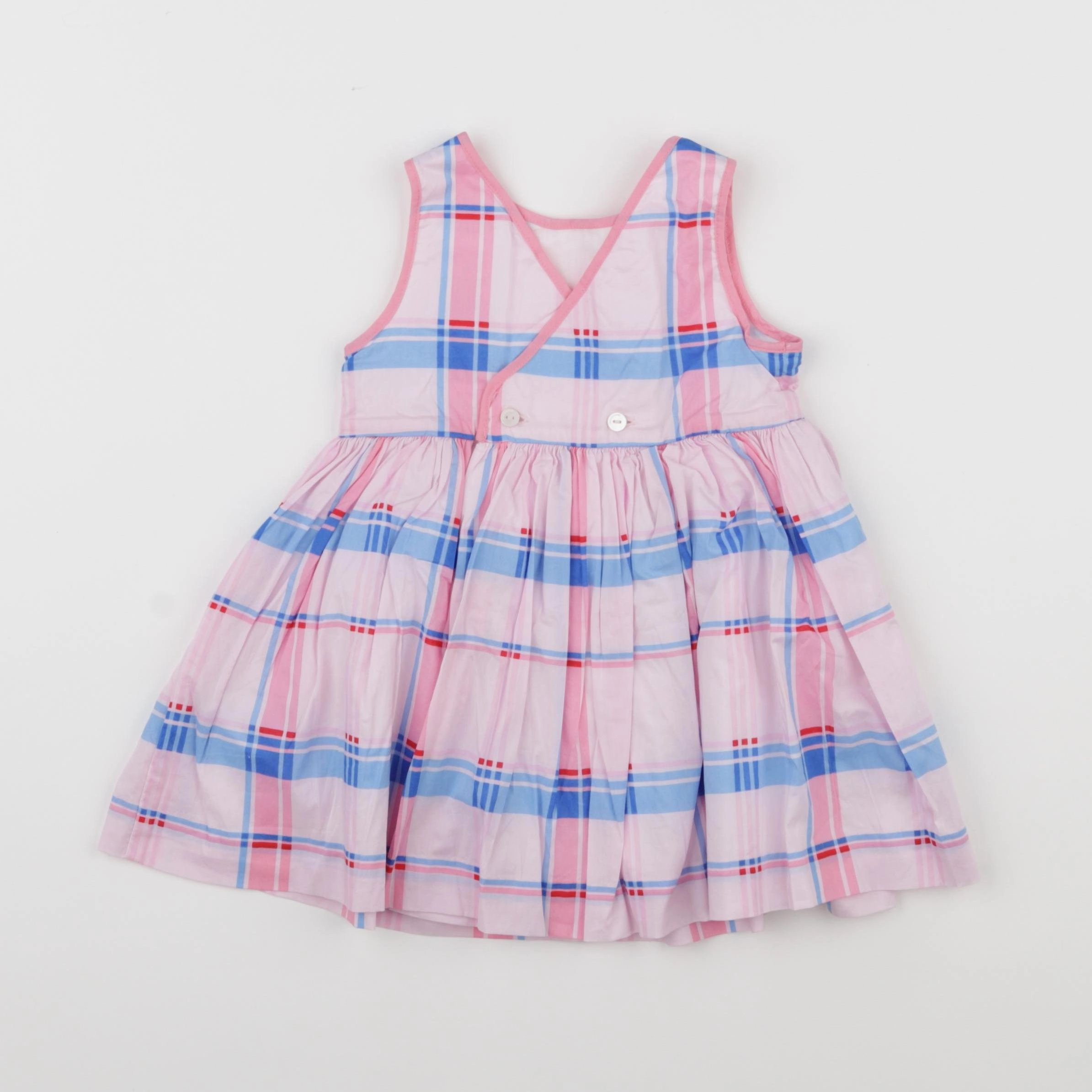 Jacadi - robe bleu, rose - 18 mois