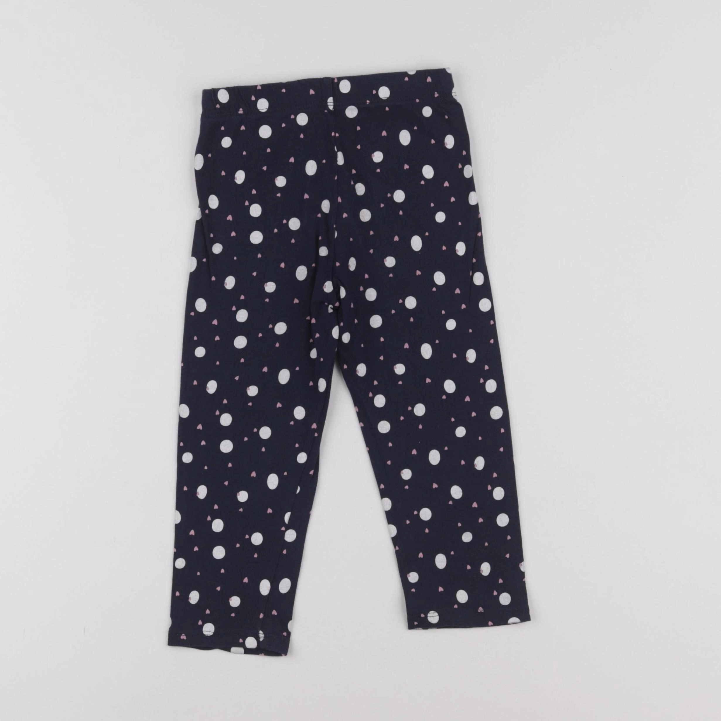Vertbaudet - legging bleu - 3 ans