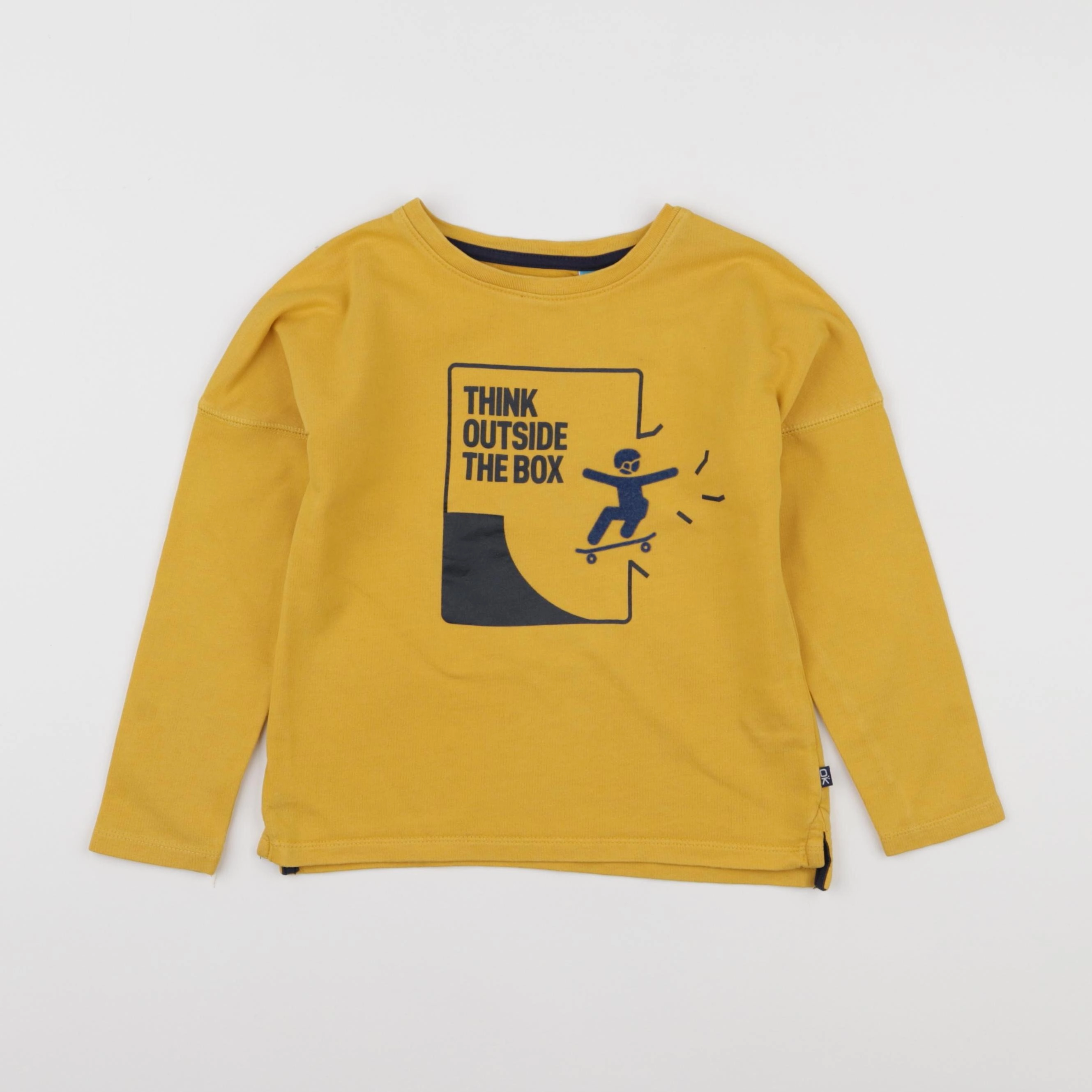 Okaidi - sweat jaune - 5 ans