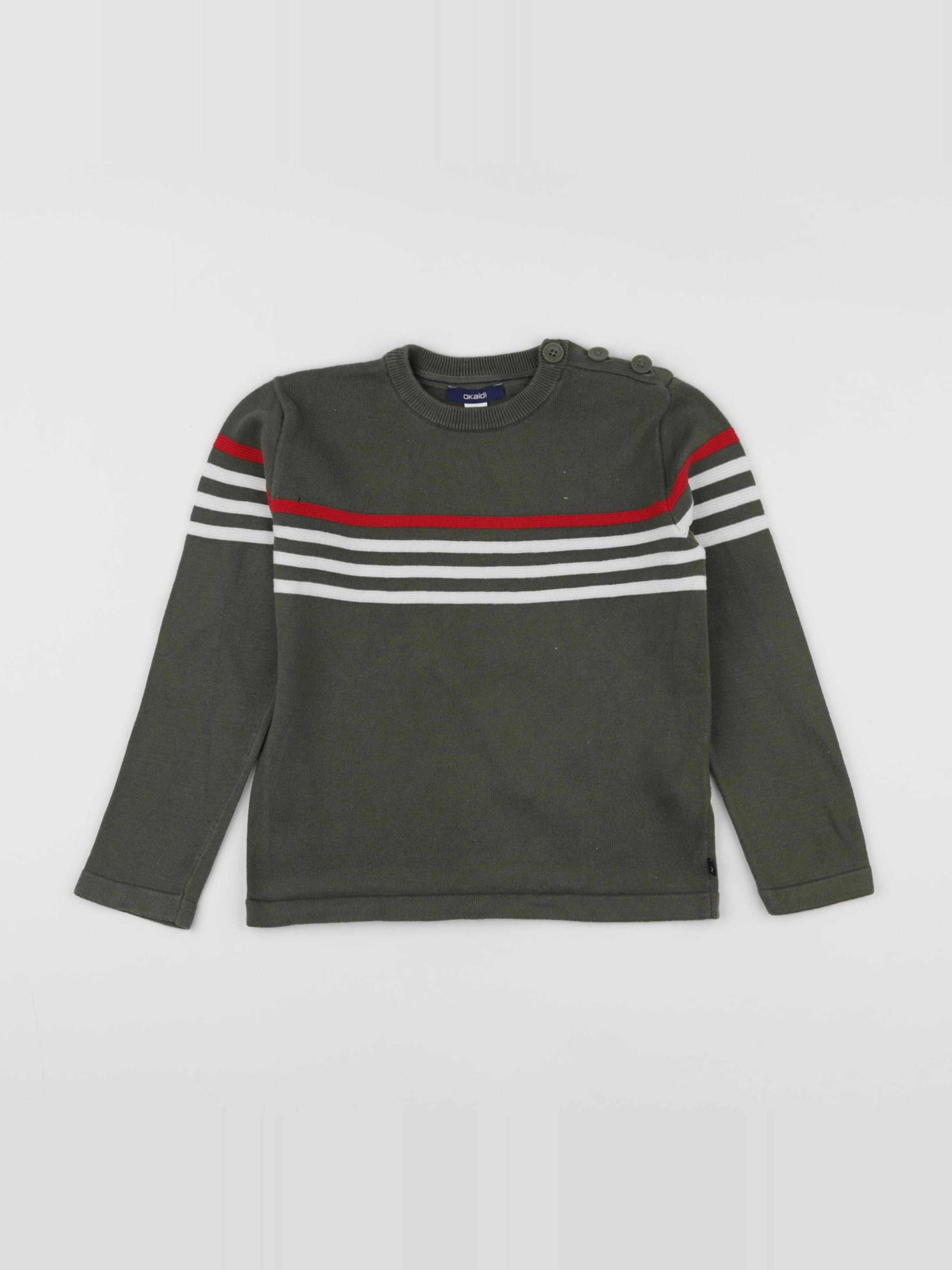 Okaidi - pull multicolore - 5 ans