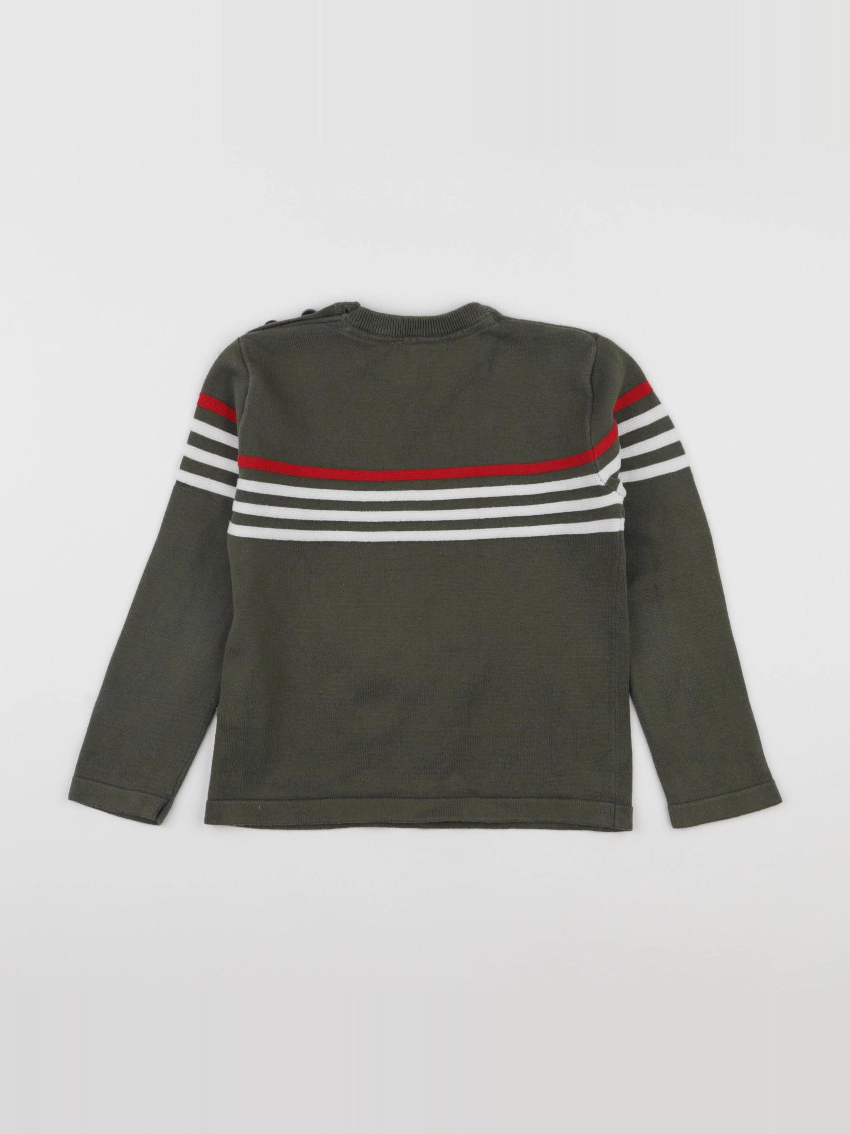 Okaidi - pull multicolore - 5 ans
