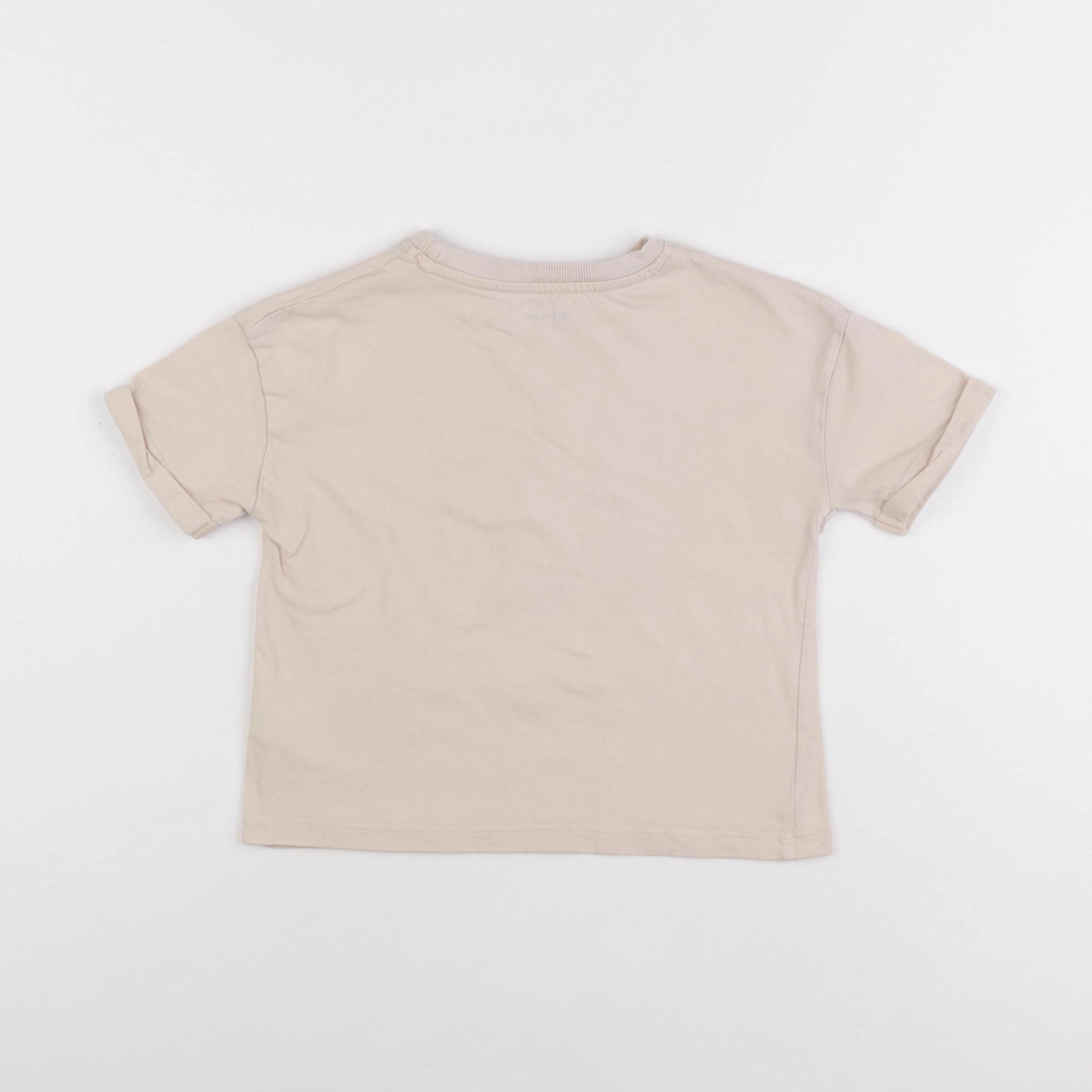 Vertbaudet - tee-shirt rose - 5 ans