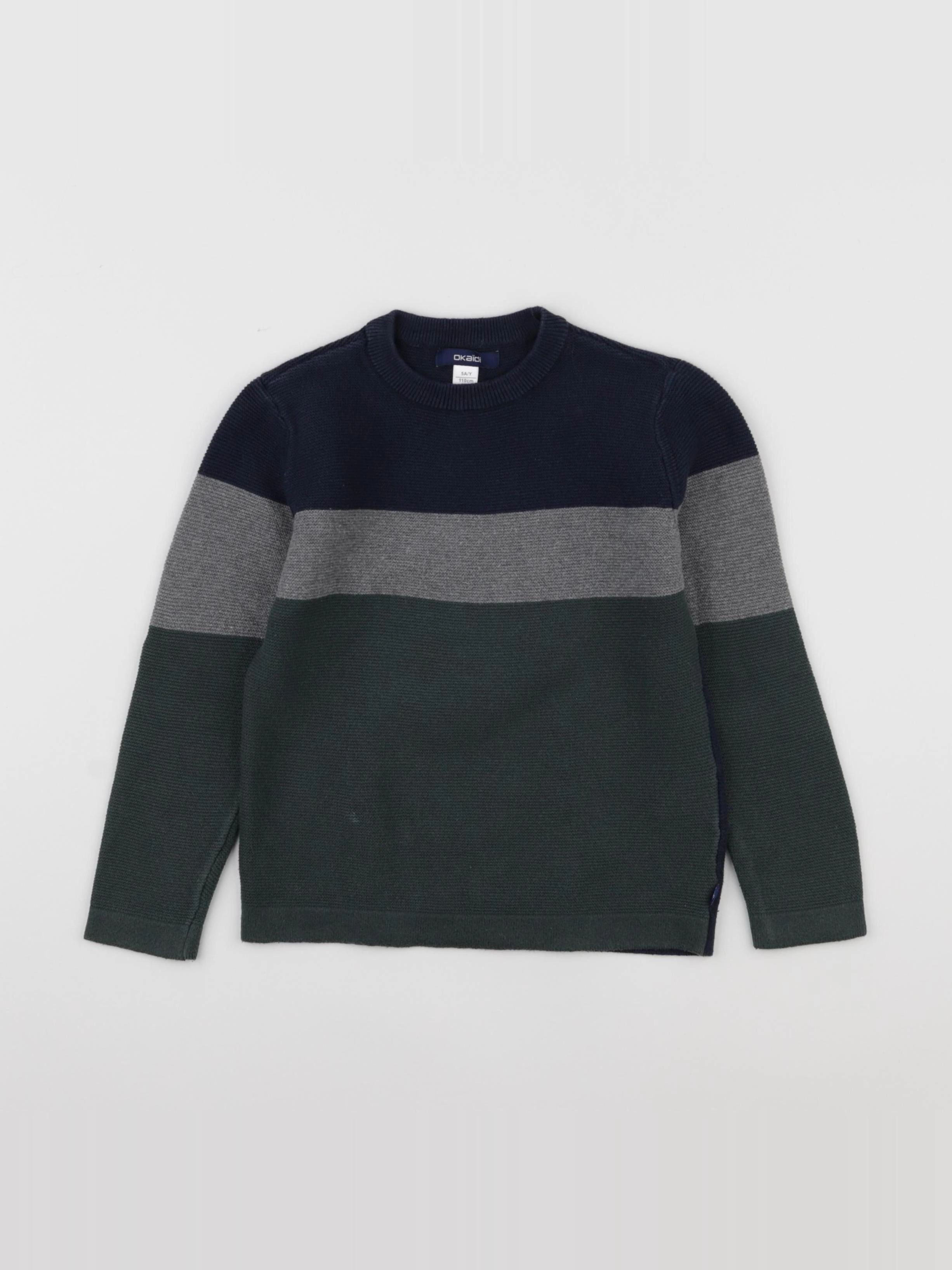 Okaidi - pull multicolore - 5 ans