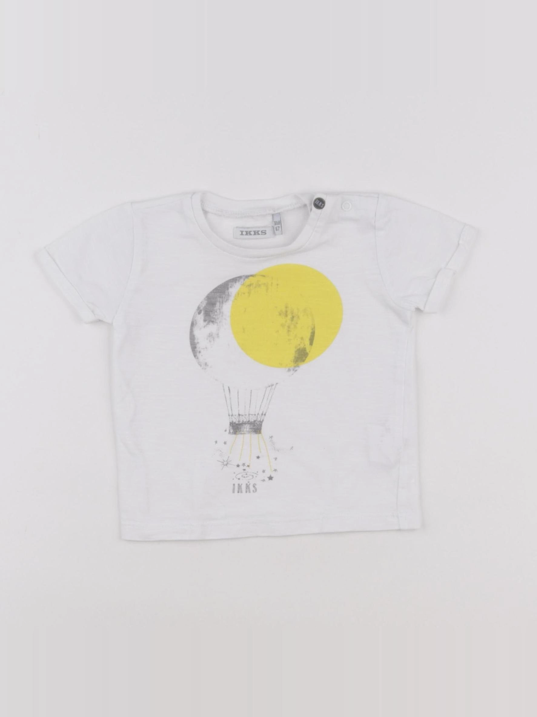IKKS - tee-shirt blanc - 6 mois