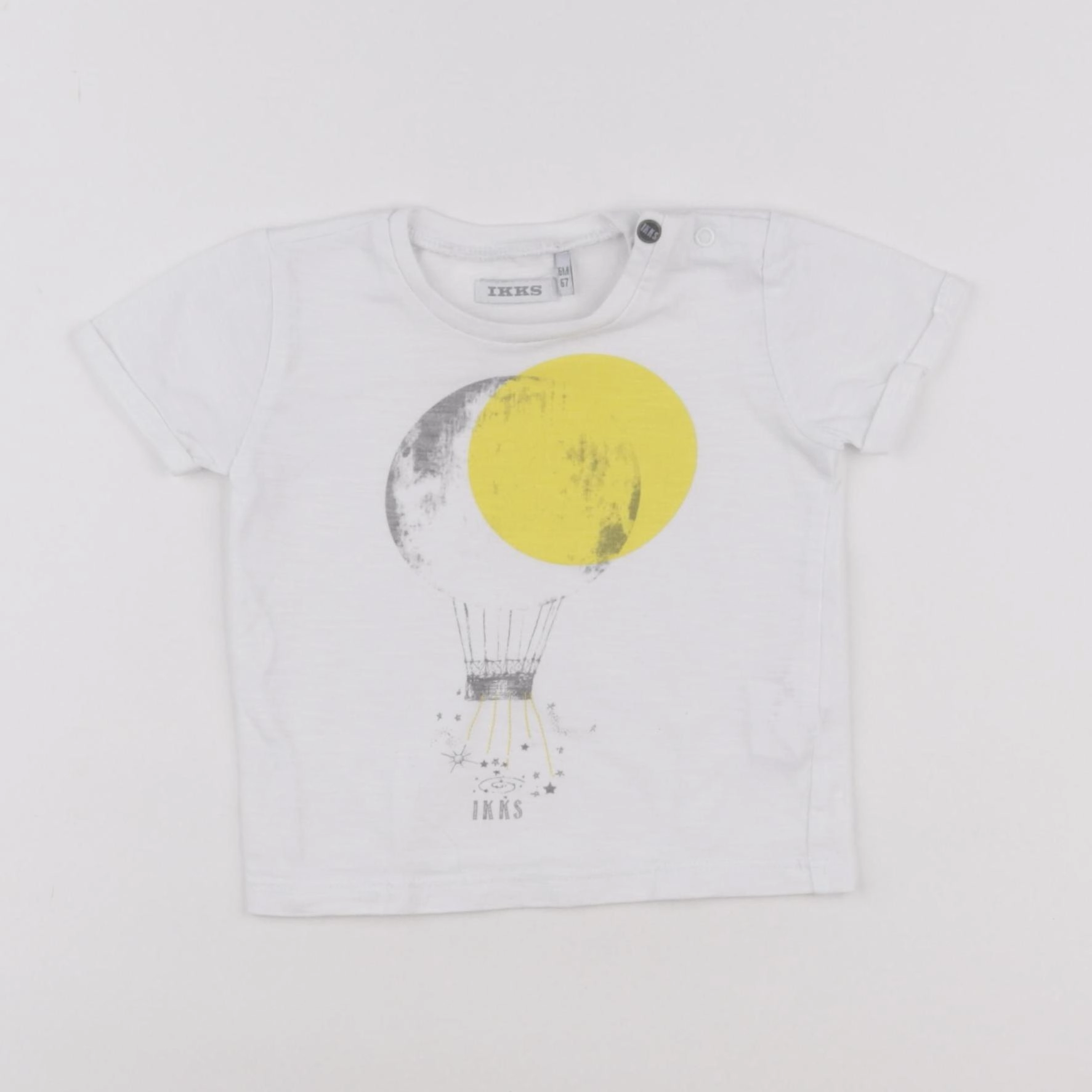 IKKS - tee-shirt blanc - 6 mois