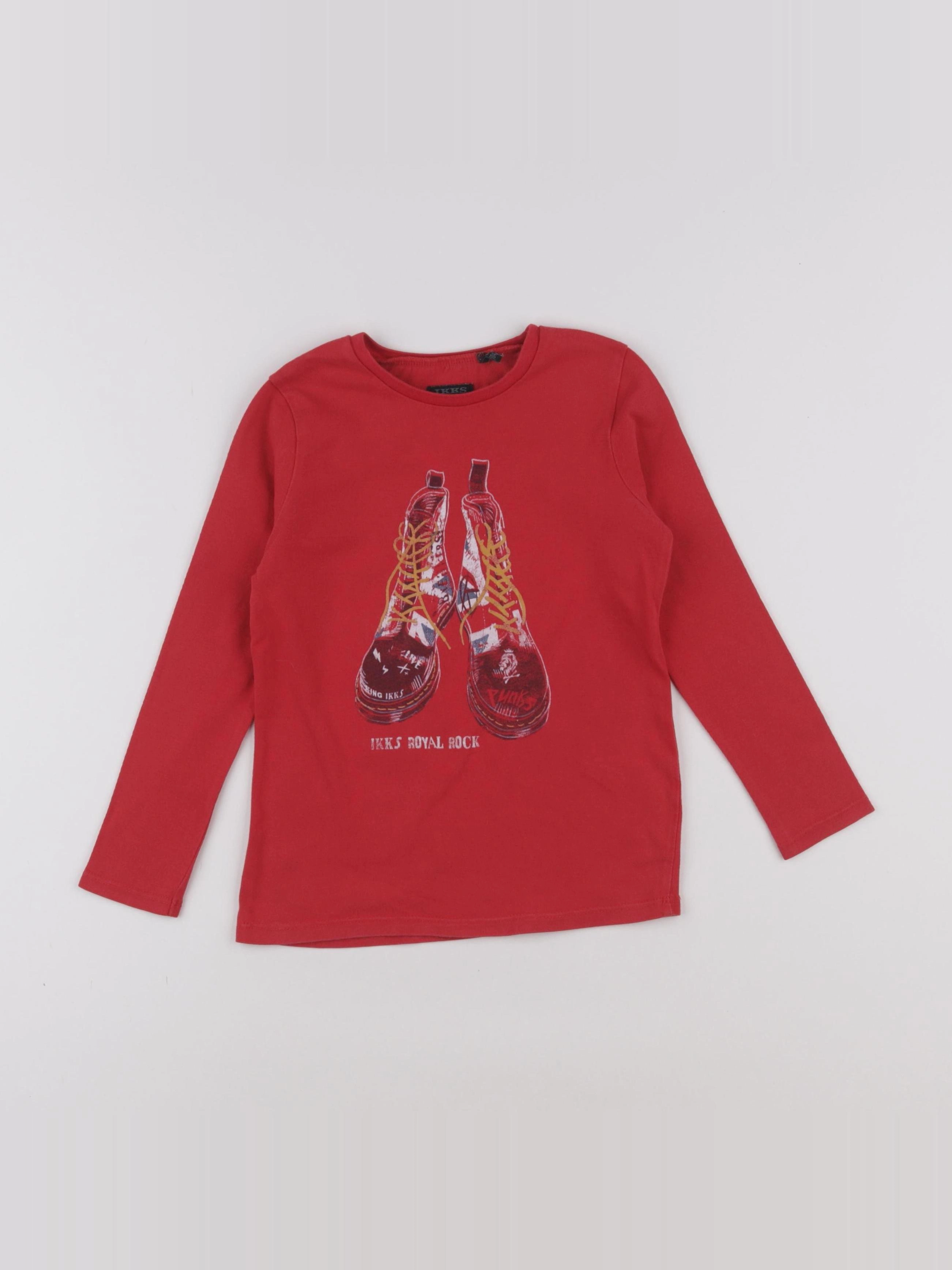 IKKS - tee-shirt rouge - 4 ans