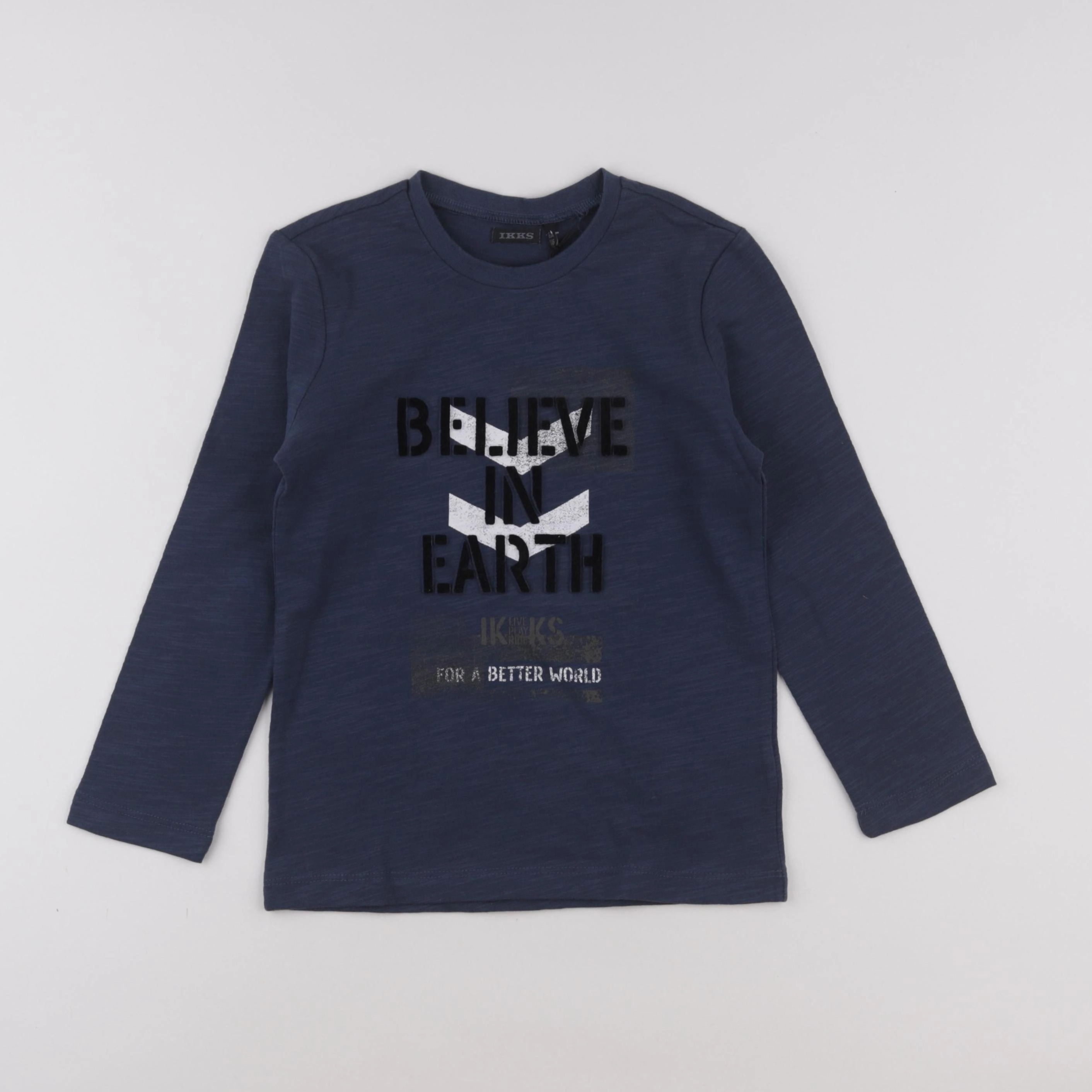 IKKS - tee-shirt bleu - 6 ans