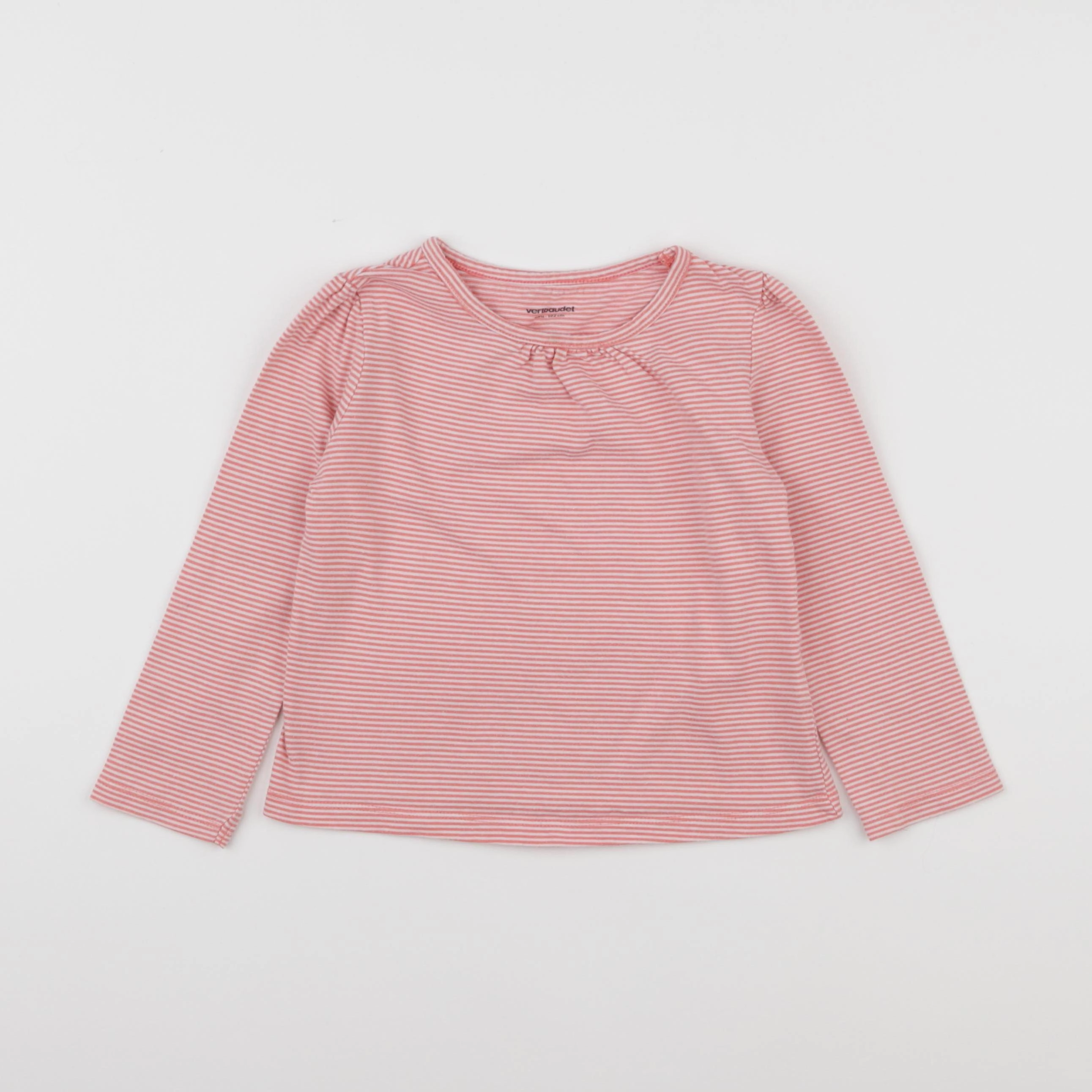 Vertbaudet - tee-shirt rose - 4 ans