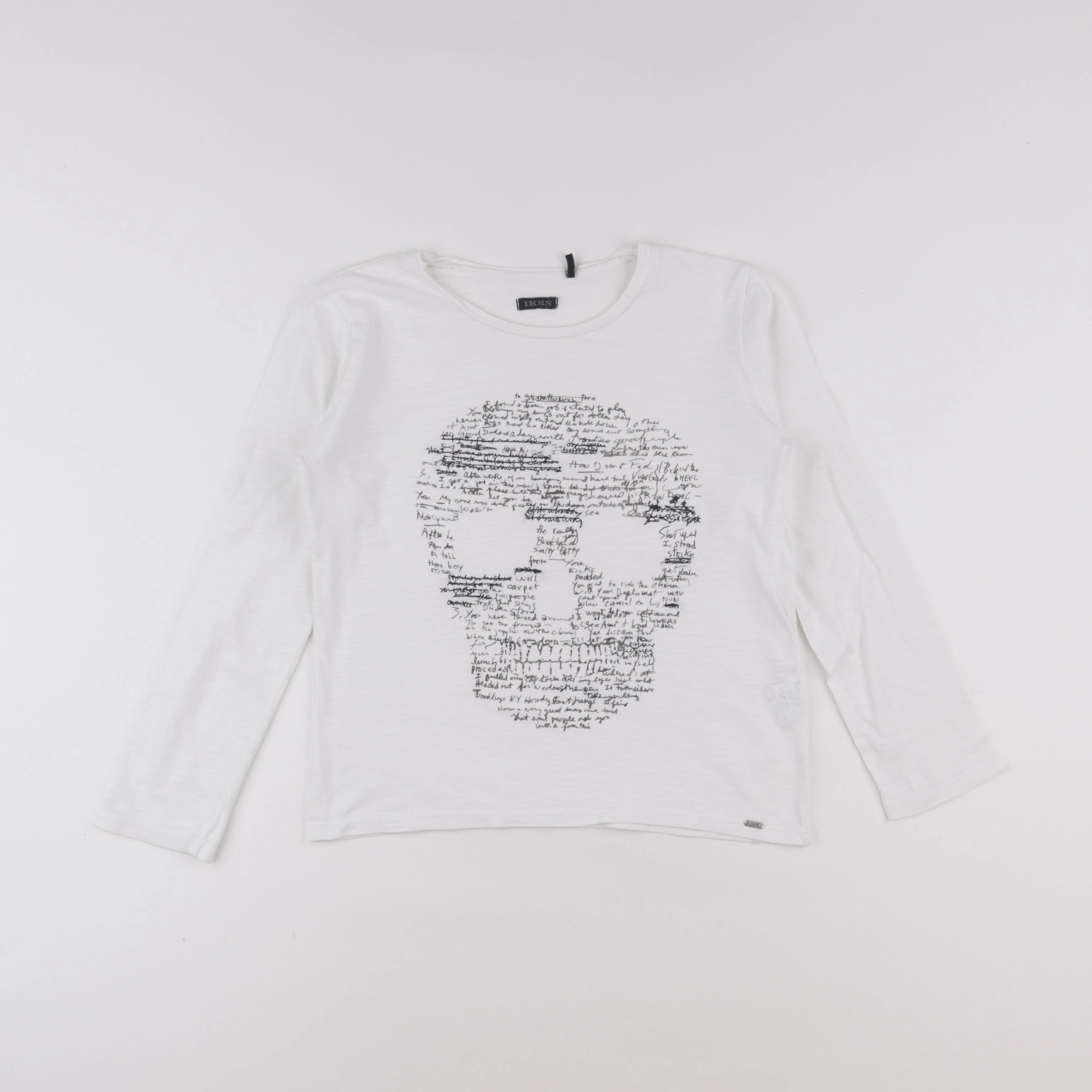 IKKS - tee-shirt blanc - 8 ans