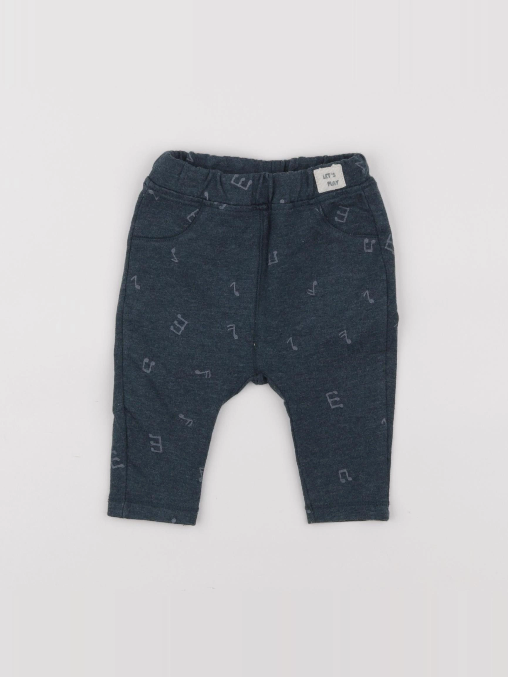 Zara - sarouel gris - 3/6 mois