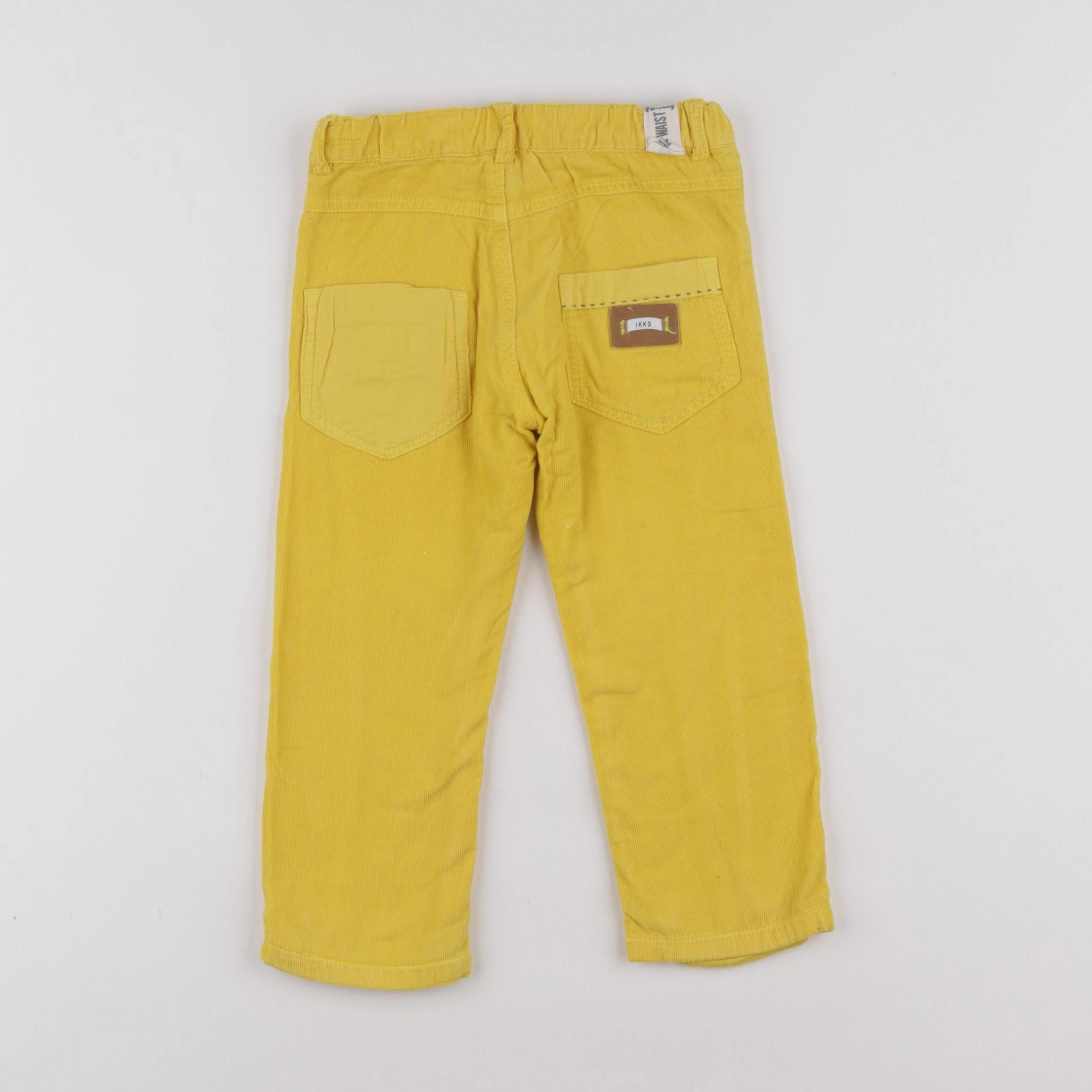 IKKS - pantalon doublé jaune - 2 ans