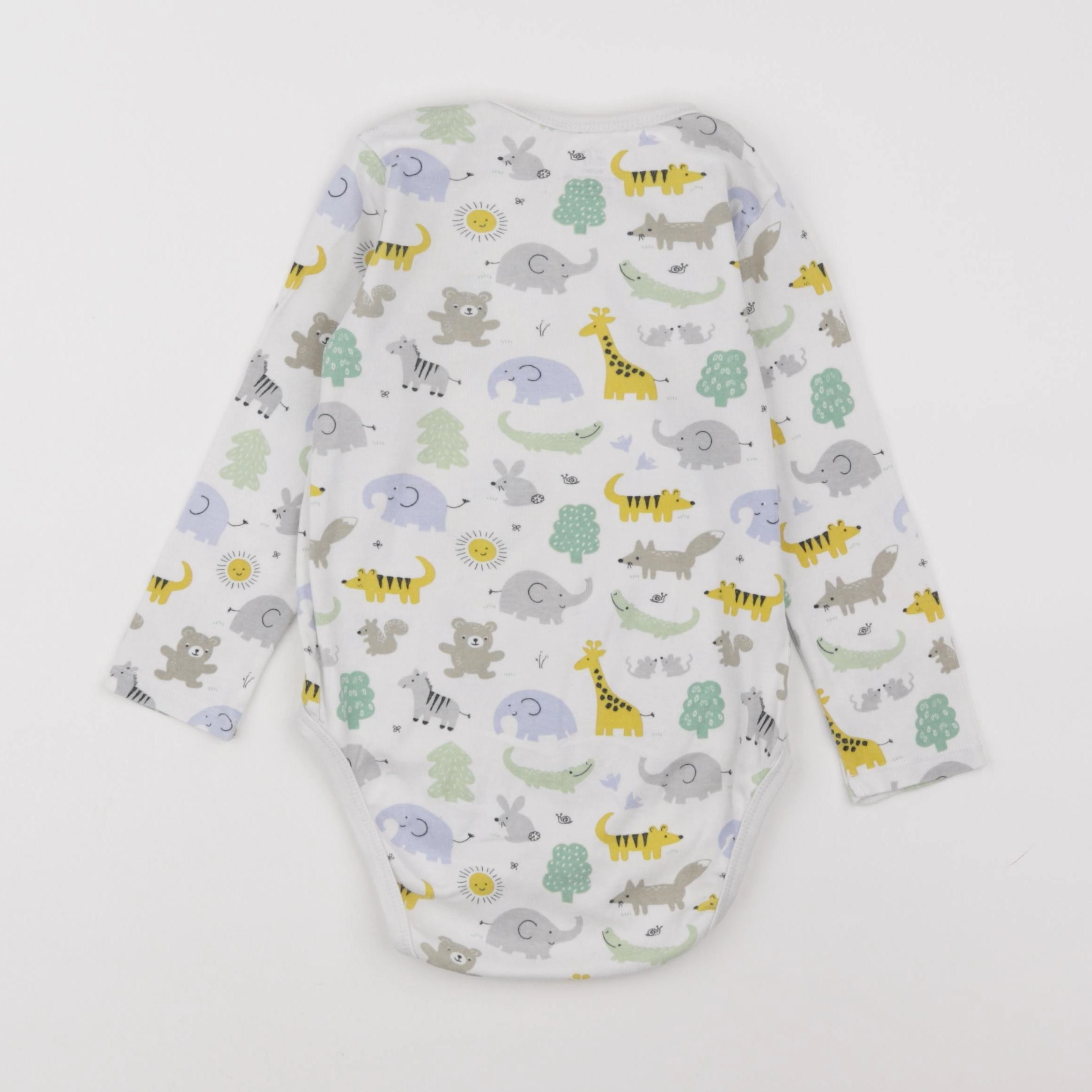 H&M - body blanc - 3/4 ans