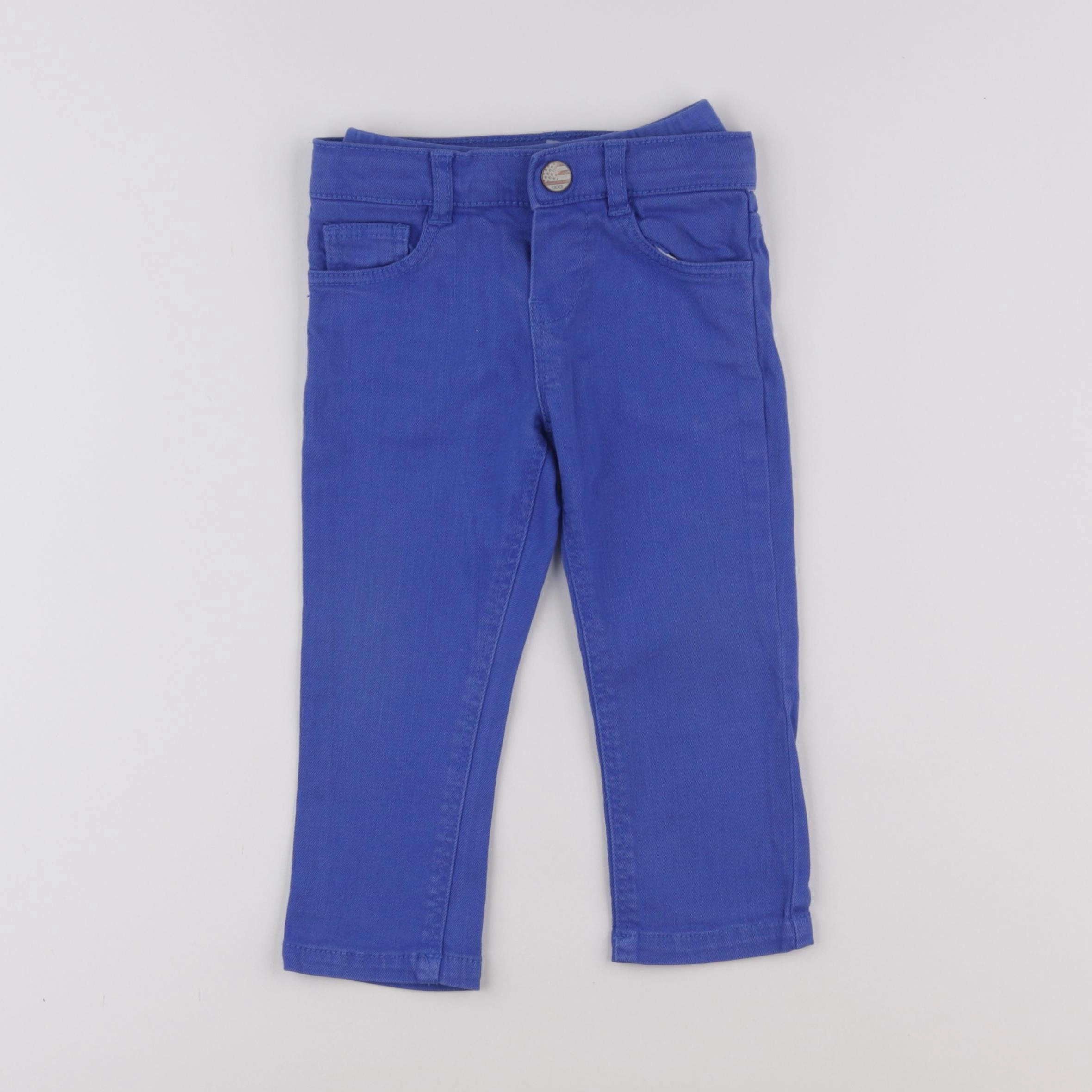 IKKS - pantalon bleu - 18 mois
