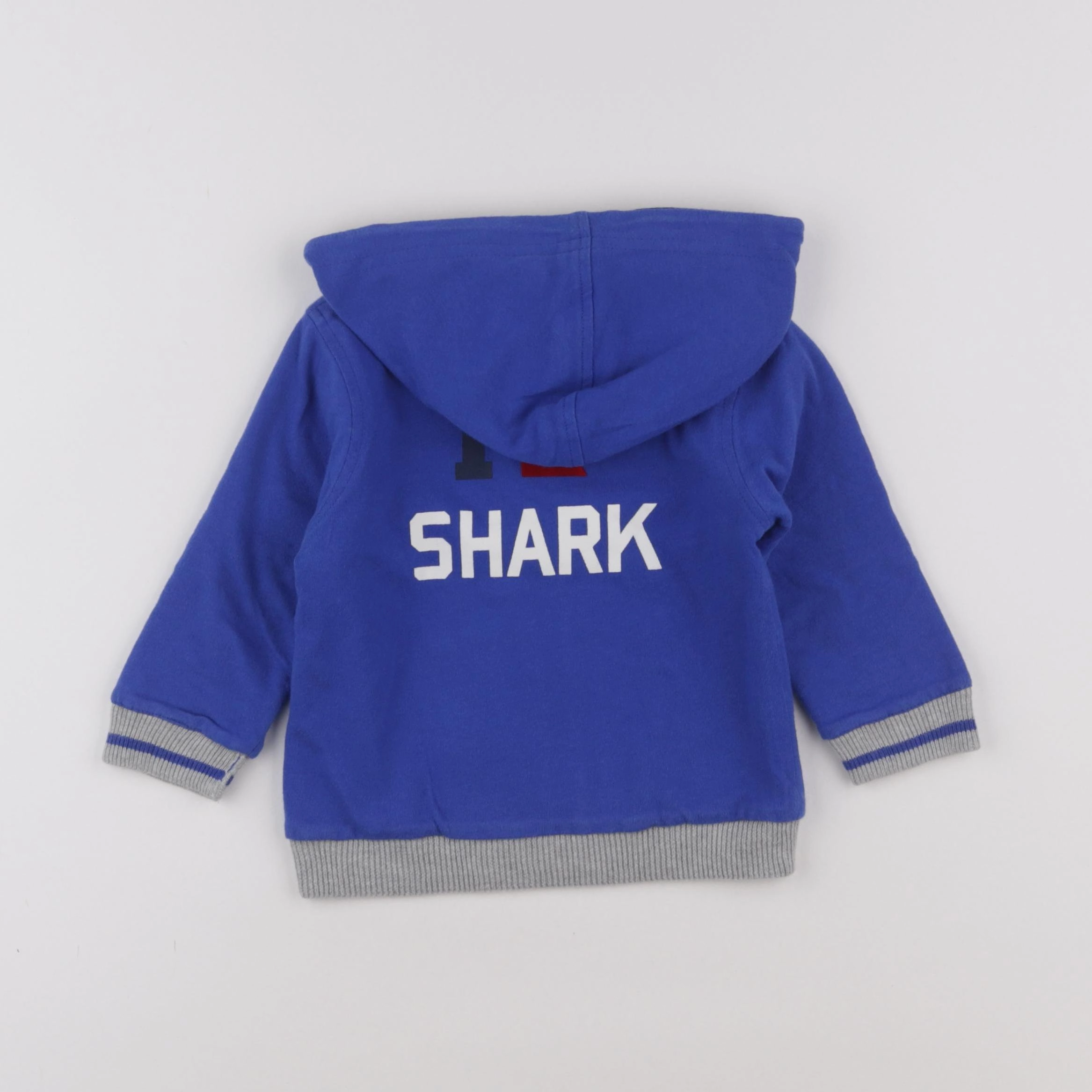 IKKS - sweat bleu - 18 mois