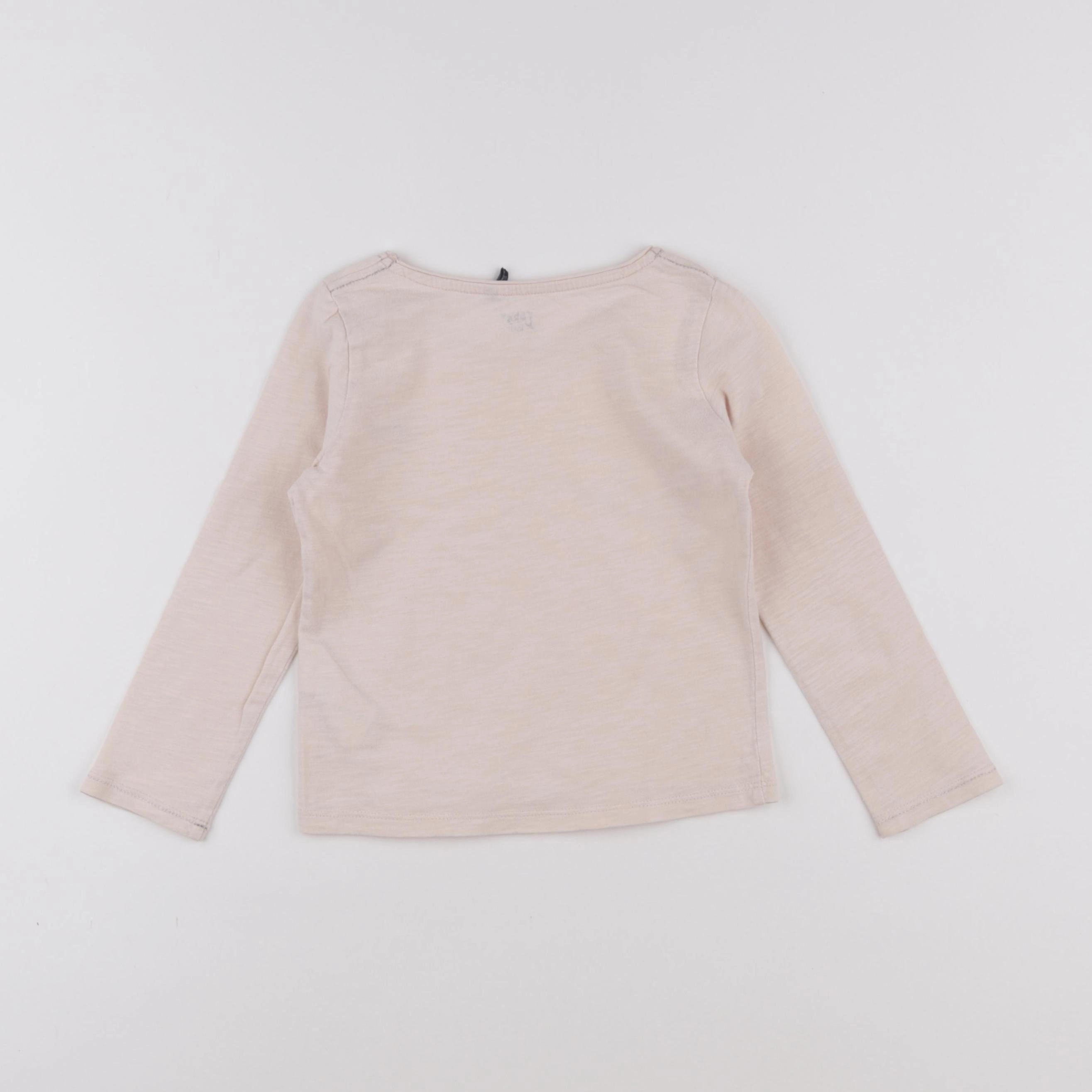 IKKS - tee-shirt rose - 4 ans