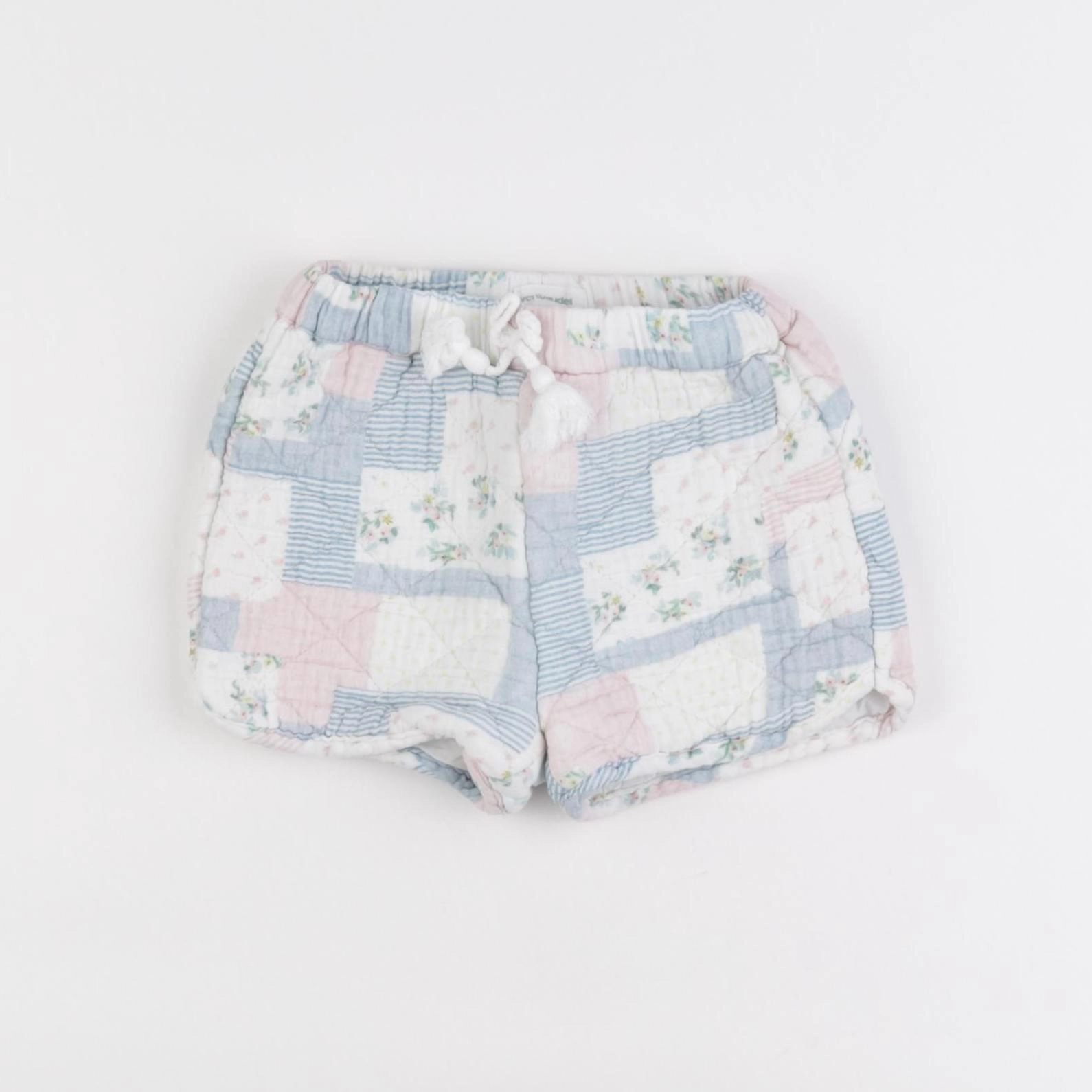 Vertbaudet - short doublé multicolore - 18 mois