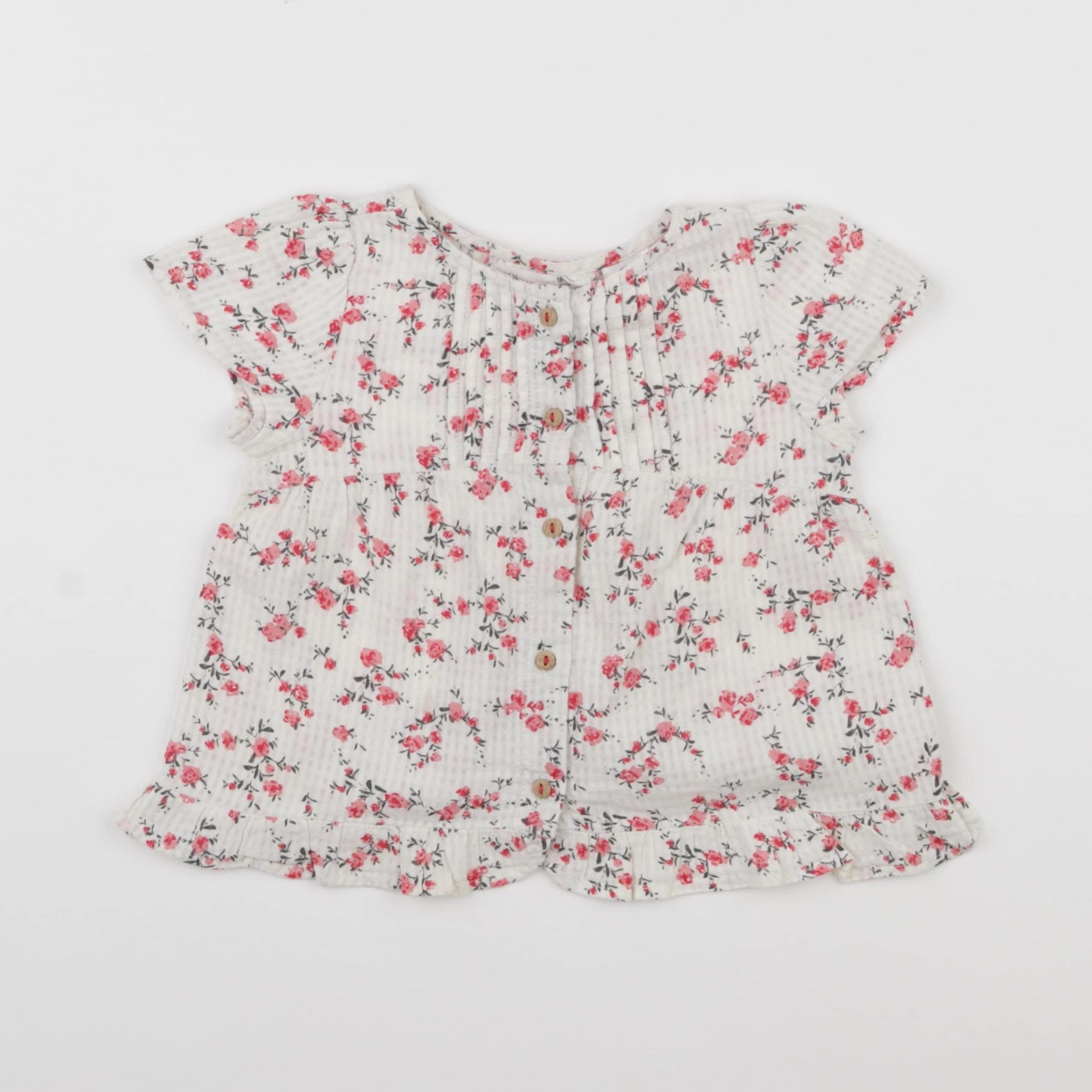 Zara - blouse beige, rose - 18/24 mois